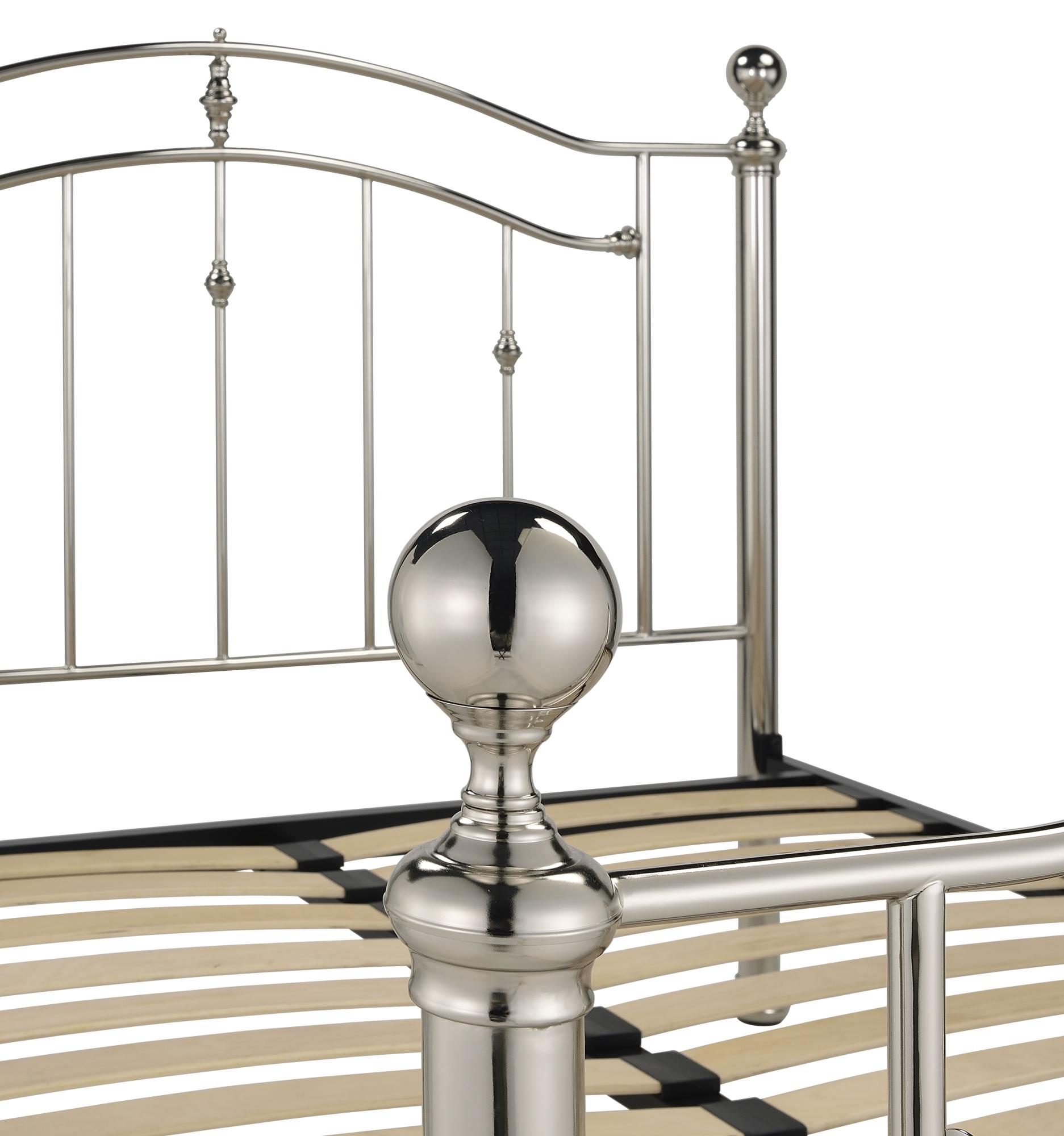 Camas Chrome Metal Bed - Sizes Available