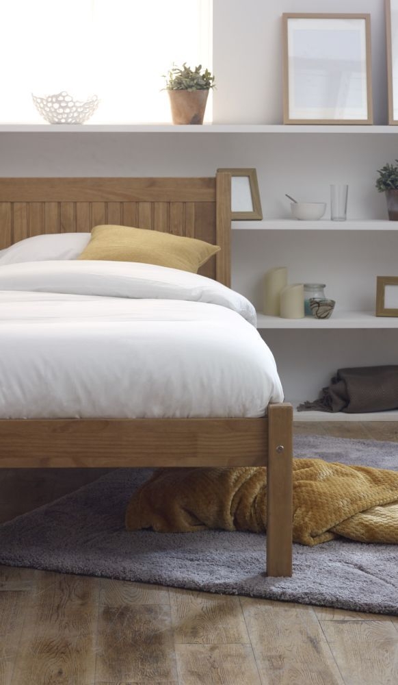 Cape Honeycomb Wooden Bed - Sizes Available