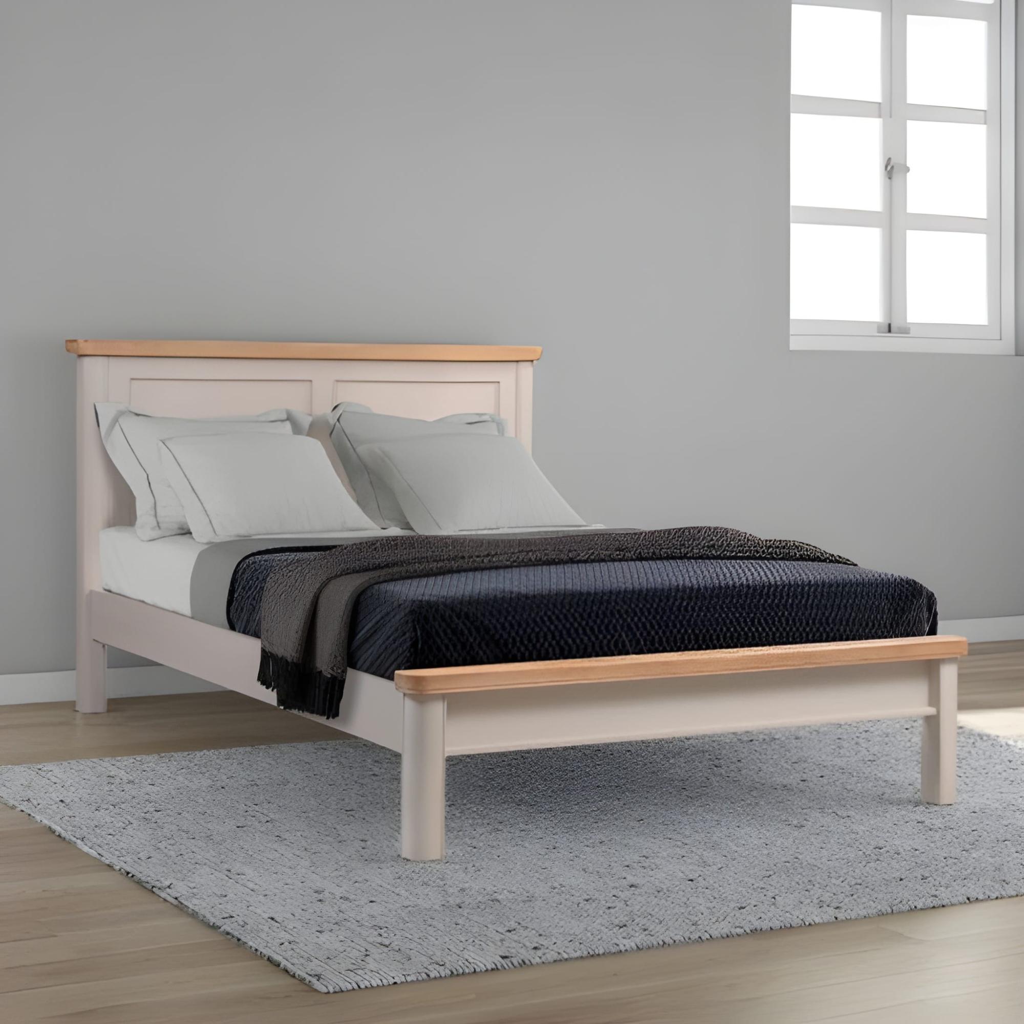Clarion Bed - Oak and Grey - Sizes Available