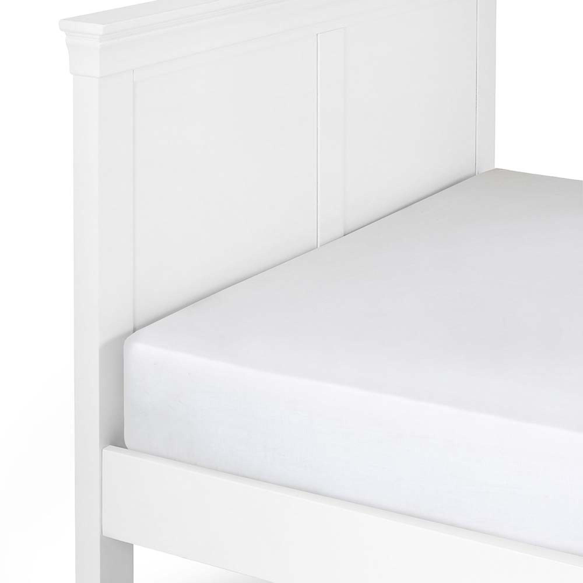 Clermont Panel Bed - White - Sizes Available