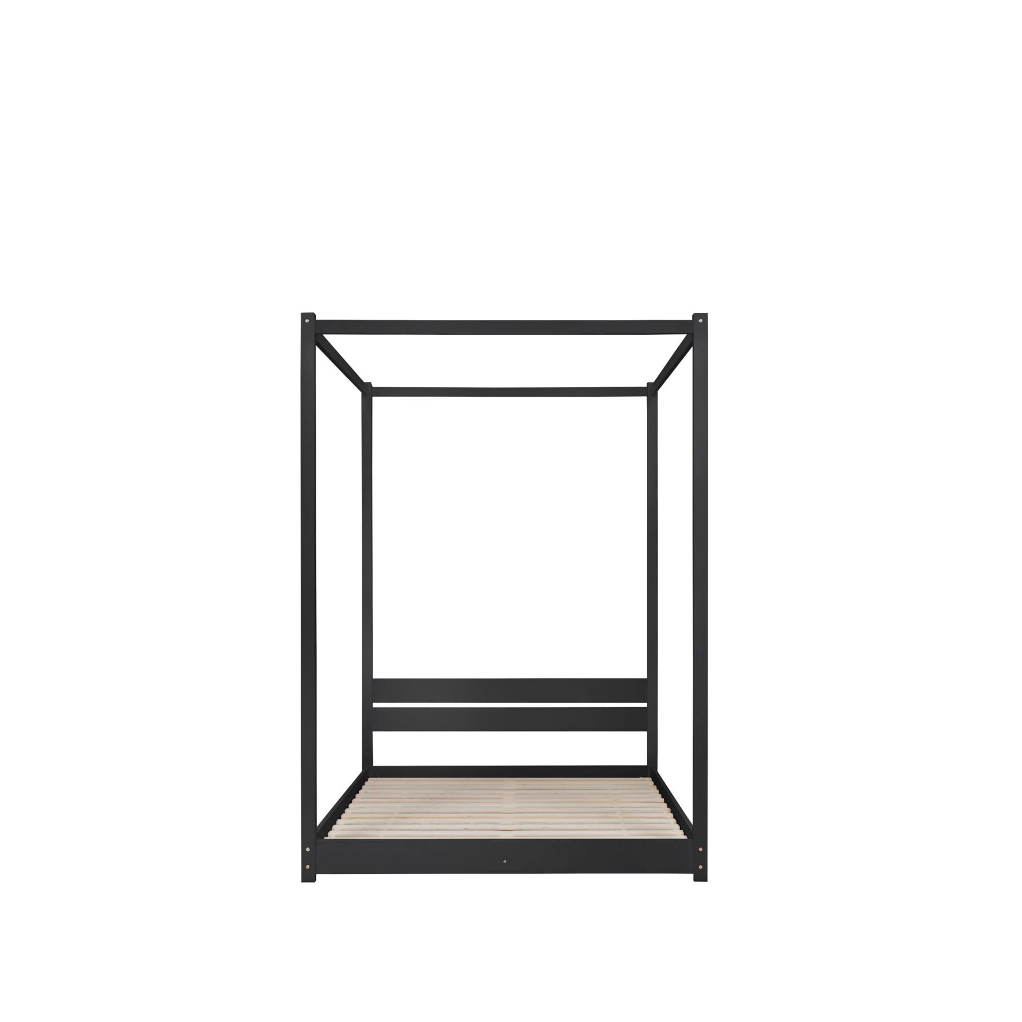 Darwin Four Poster Bed - Black - Sizes Available