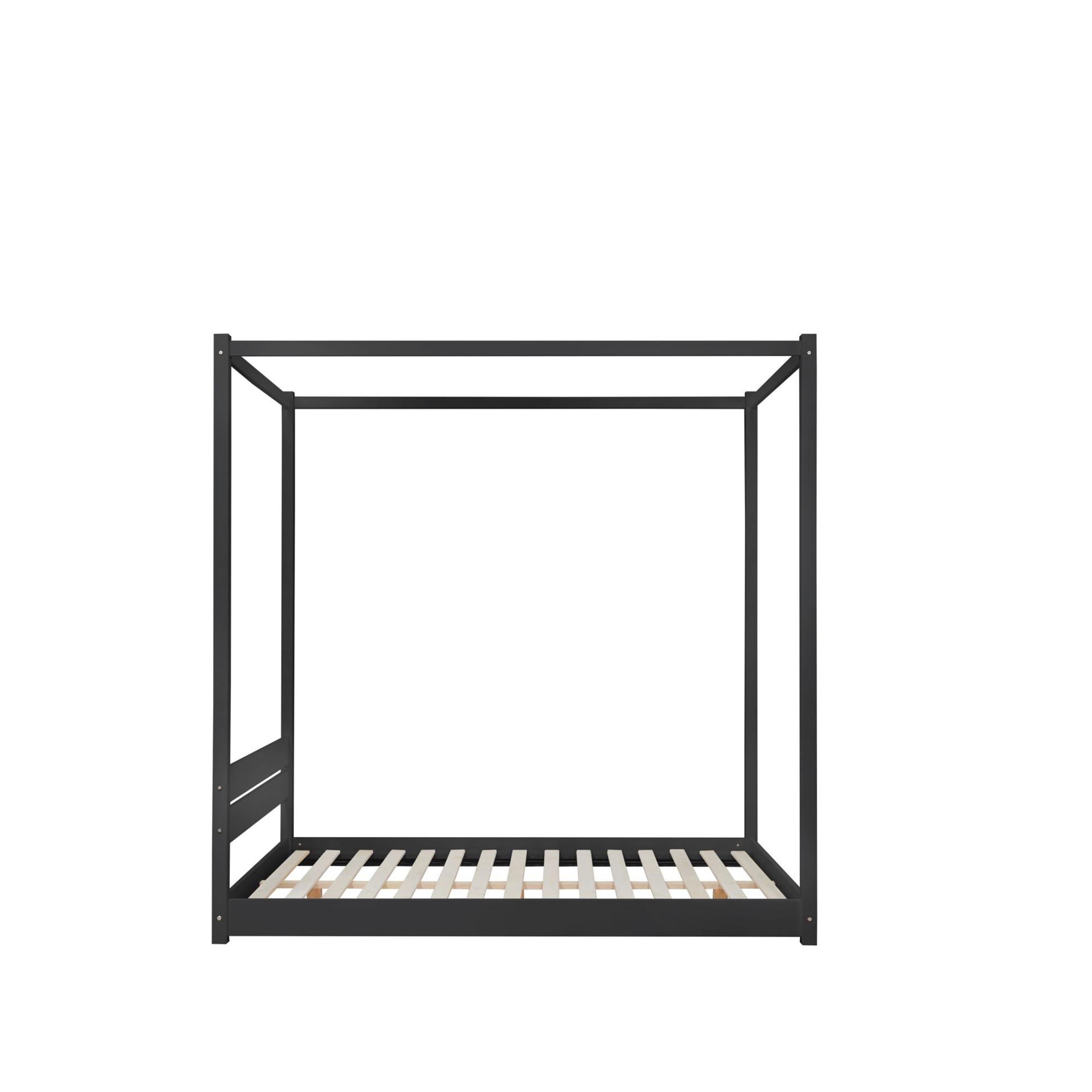 Darwin Four Poster Bed - Black - Sizes Available