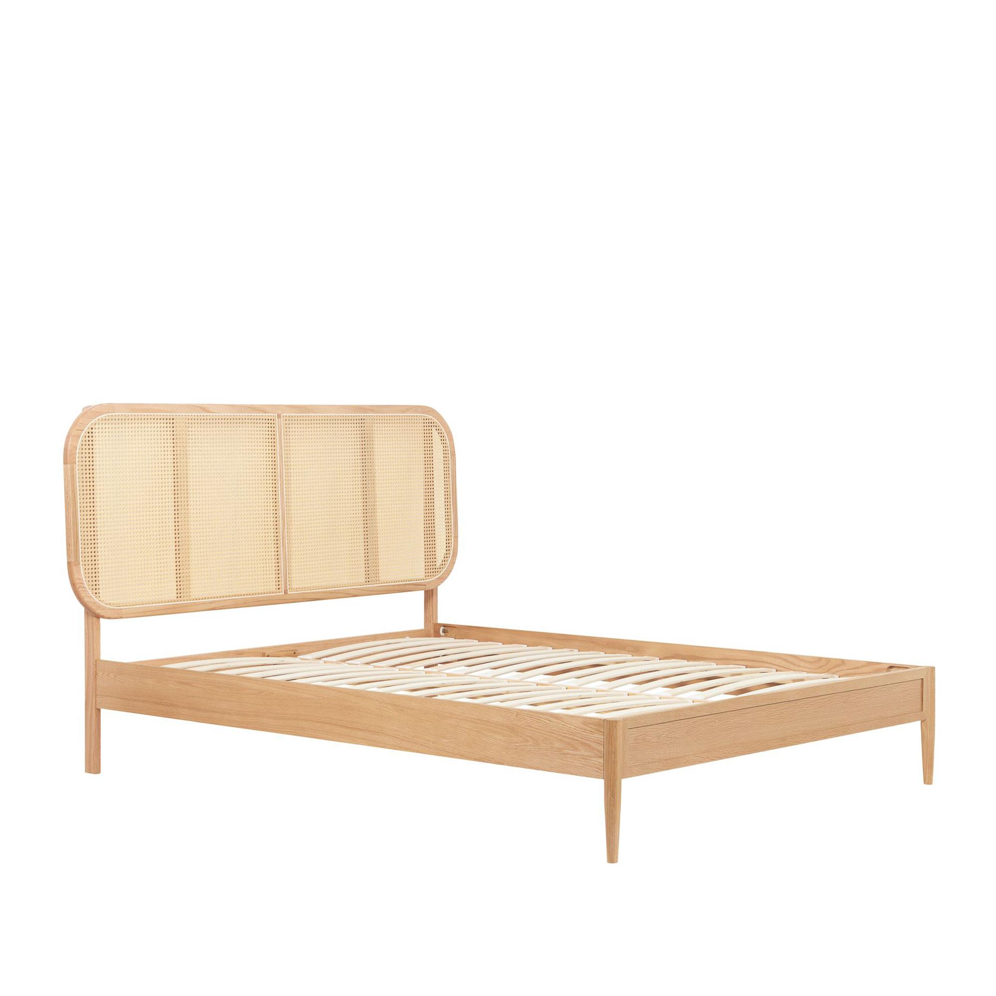 Elina Bed - Oak Rattan - Sizes Available