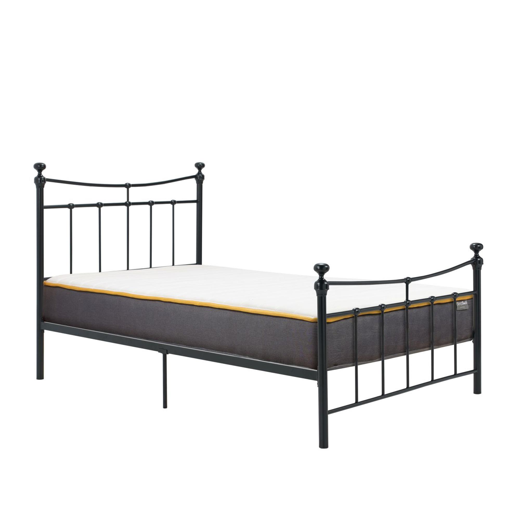 Emily Bed Frame - Black Metal - Sizes Available