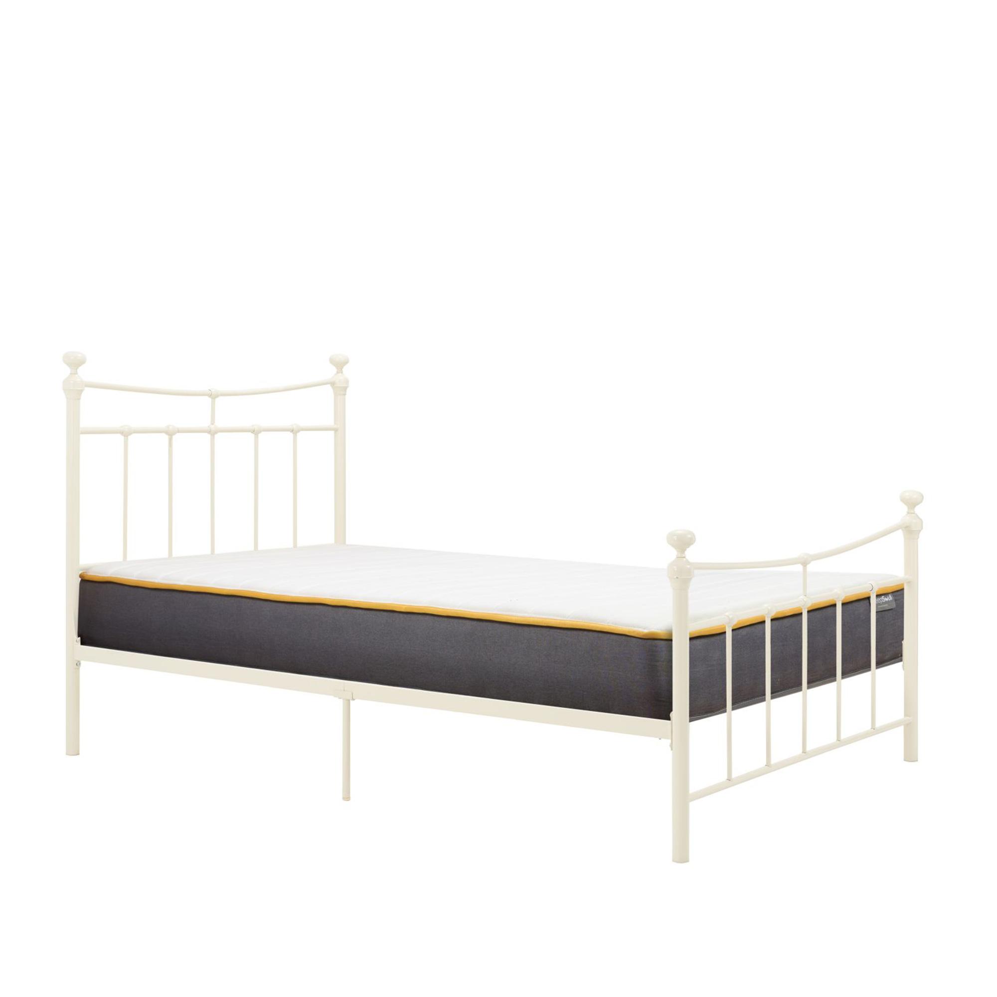 Emily Bed Frame - Cream Metal - Sizes Available