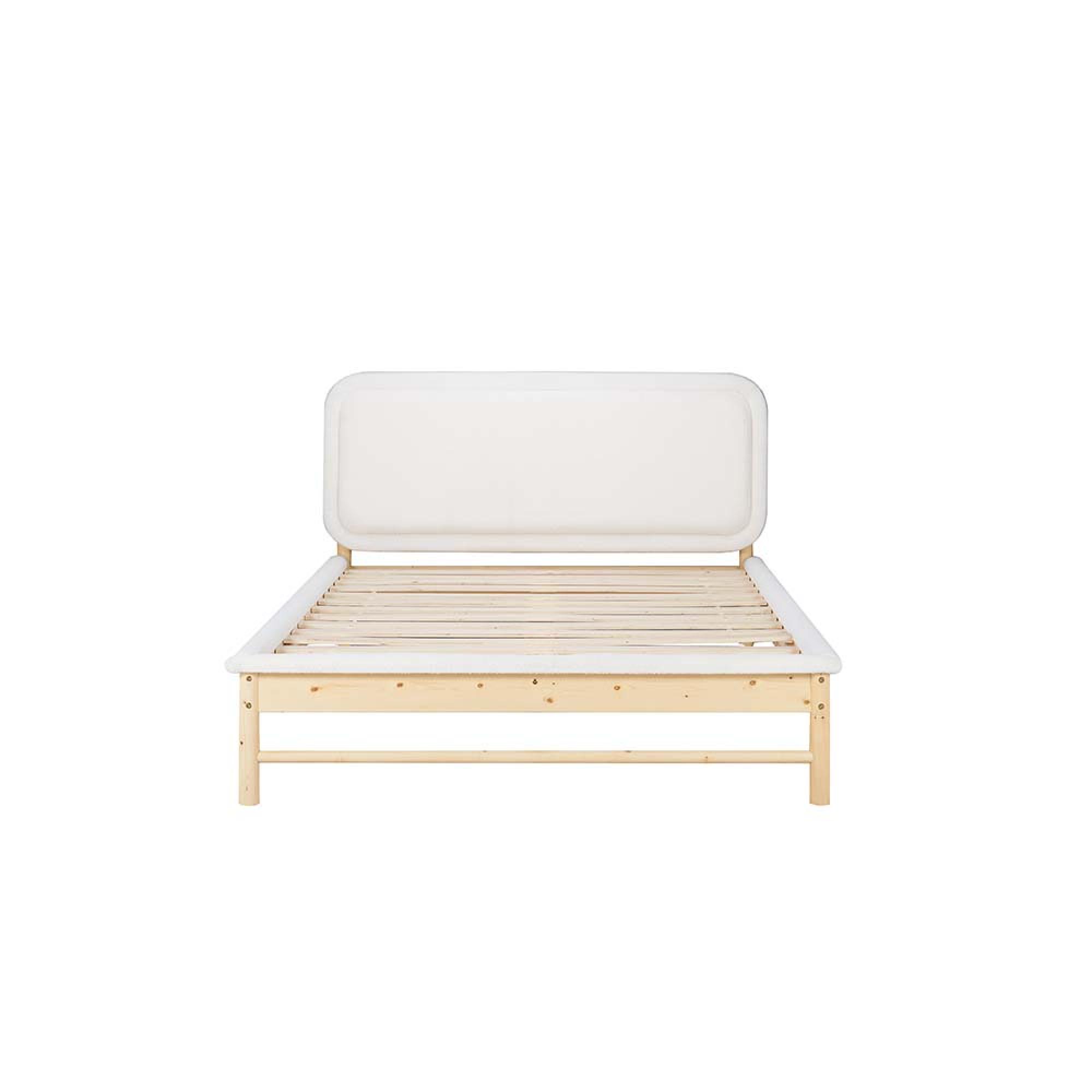 Emmi Bed - Grey Fabric - 5ft King Size