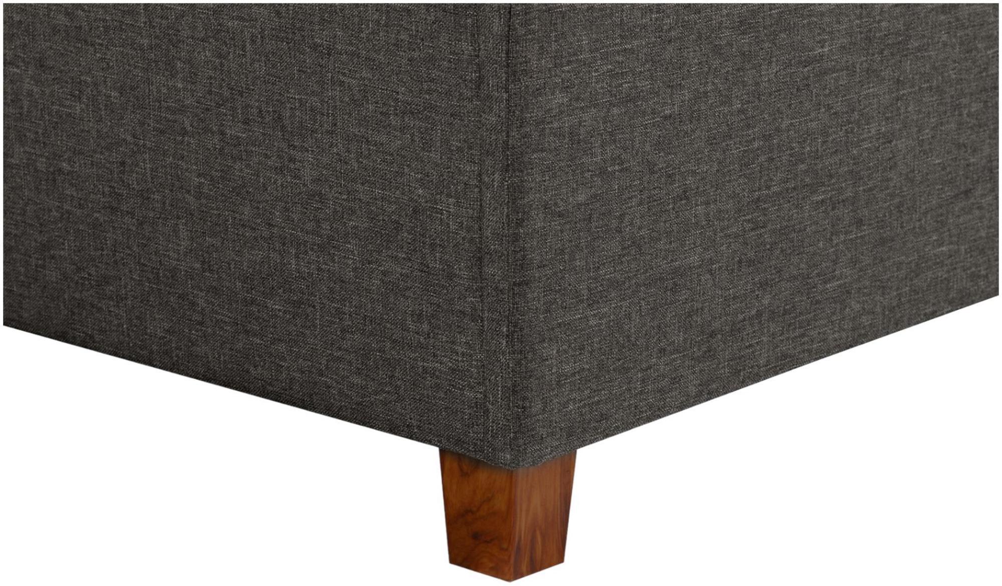 Emily Linen Upholstered Bed - Grey - 5ft King Size - 4108429UK