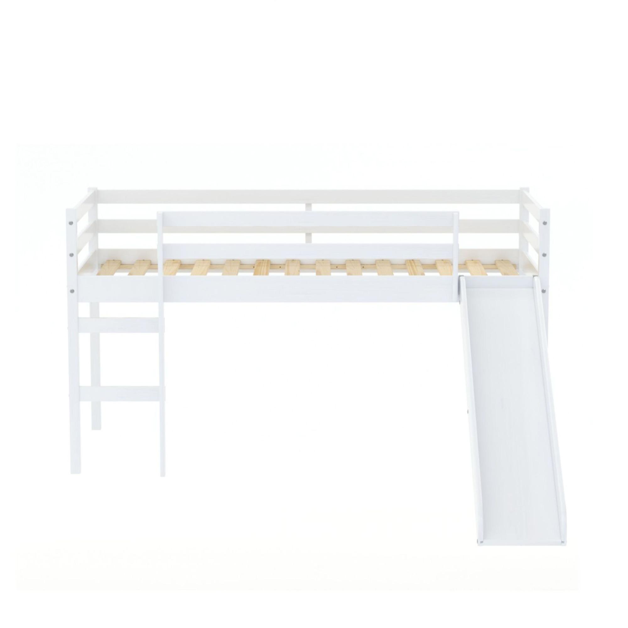 Frankie Kids Midsleeper Bed - White
