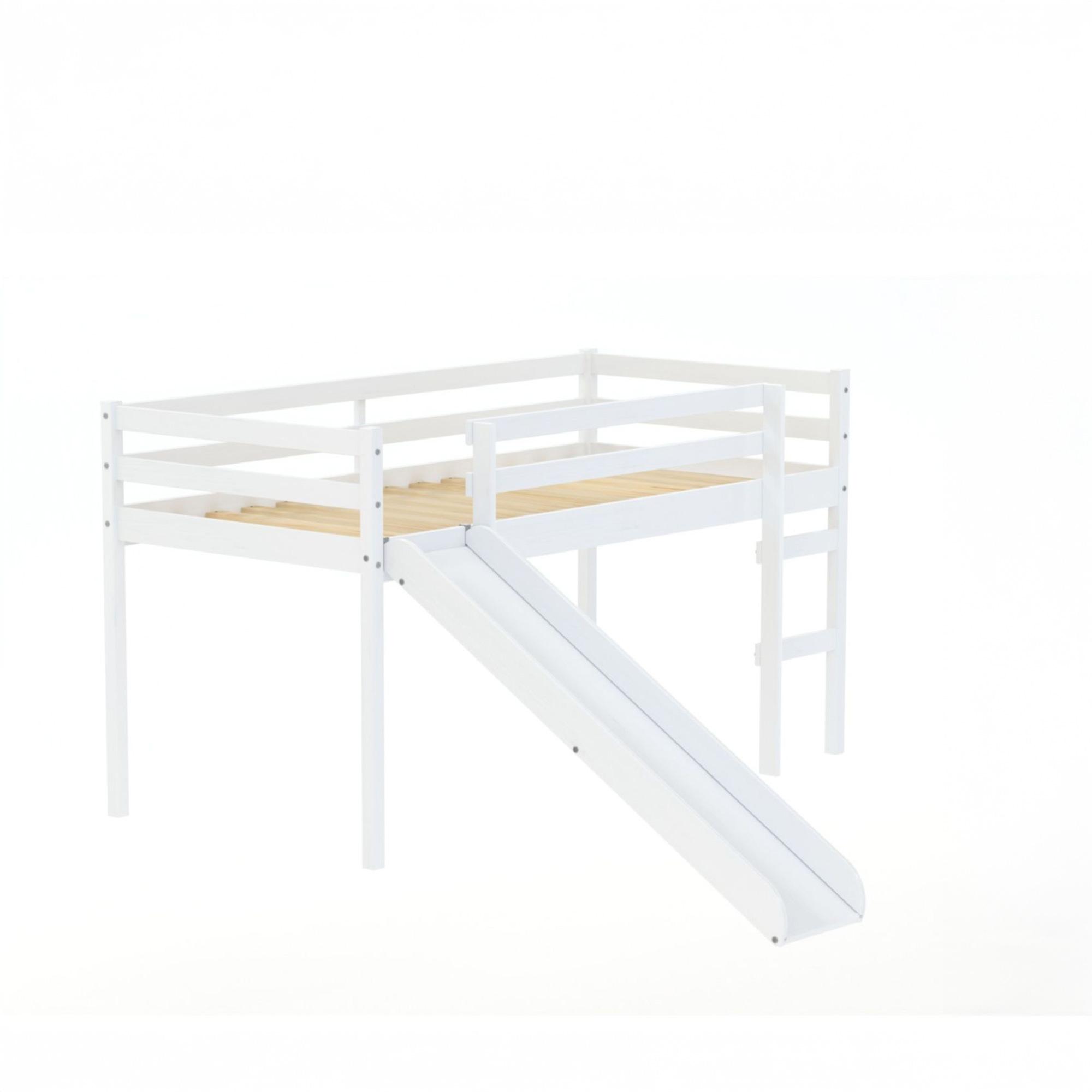 Frankie Kids Midsleeper Bed - White
