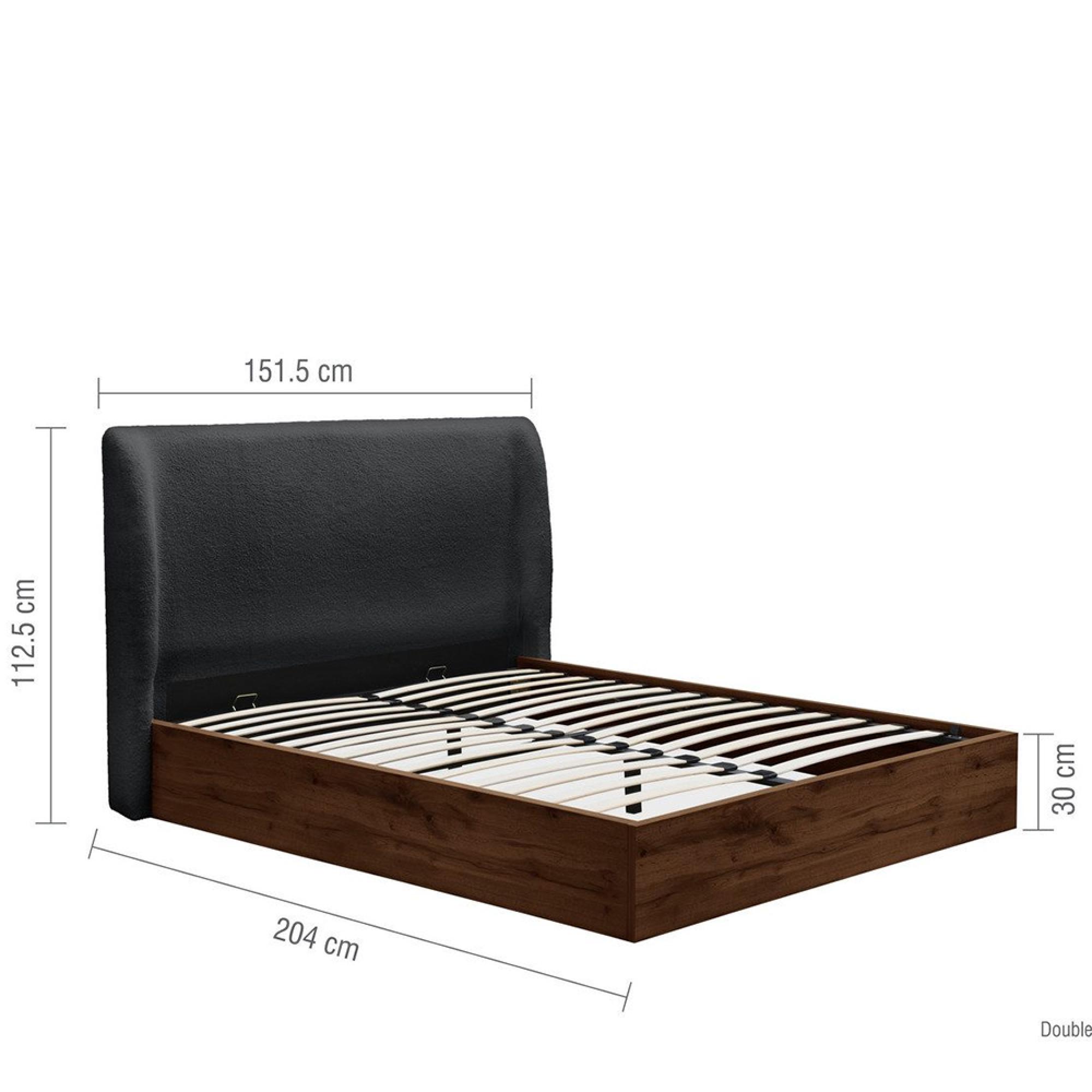 Halfden Ottoman Storage Bed - Grey - Sizes Available