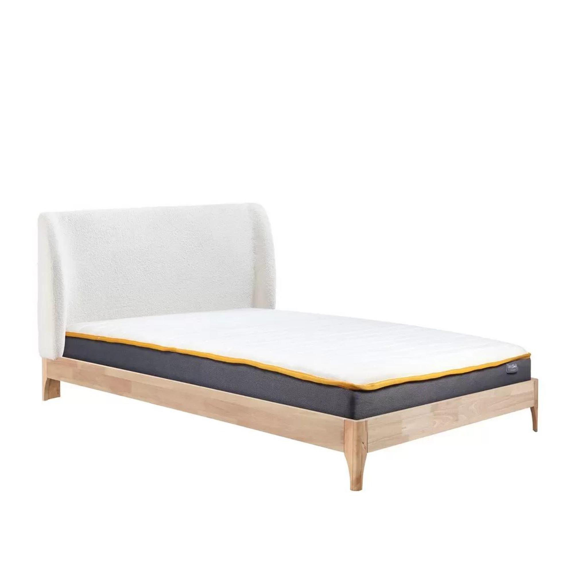Halfden Bed - White - 4ft 6in Double