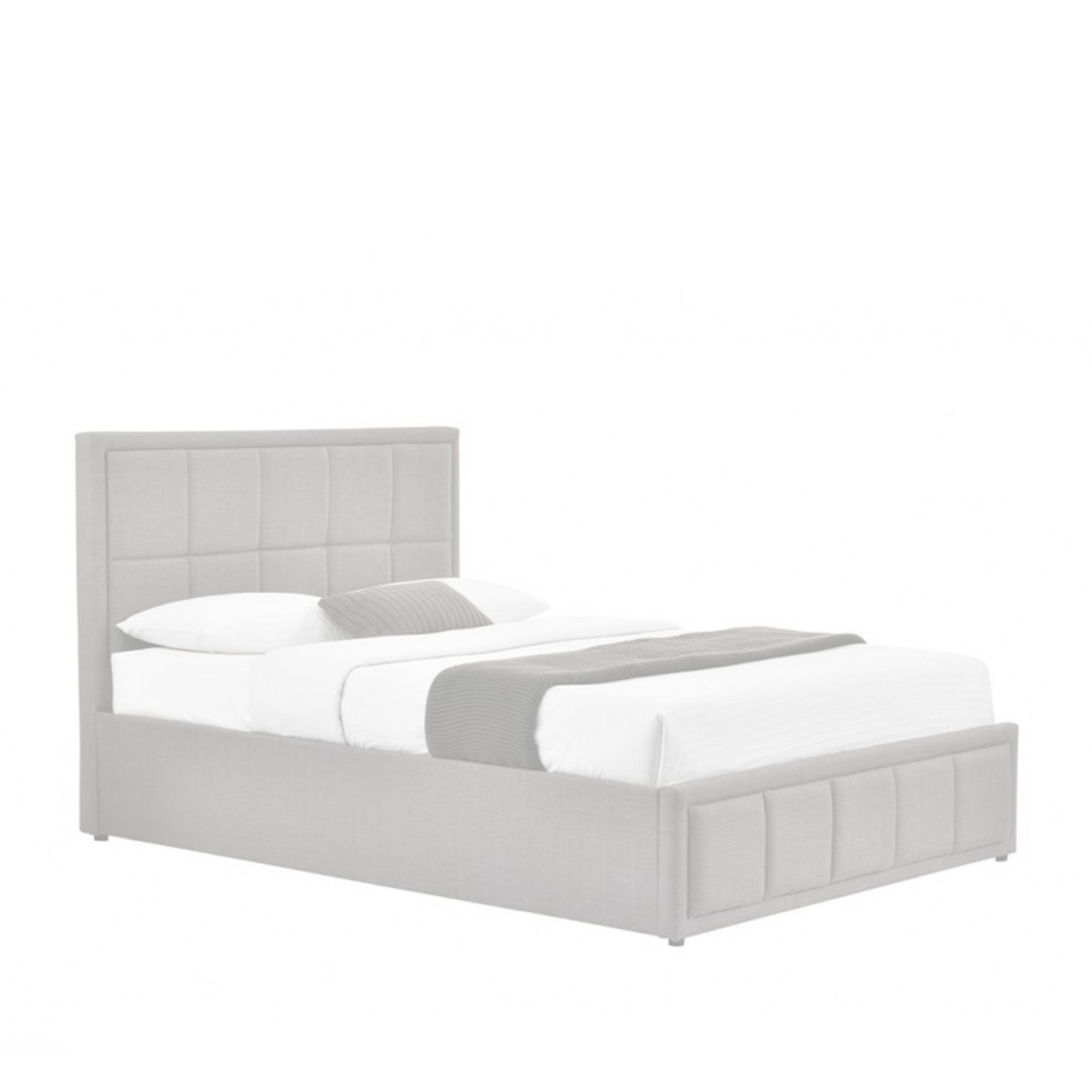 Hannover Ottoman Storage Bed - Grey Fabric - Sizes Available