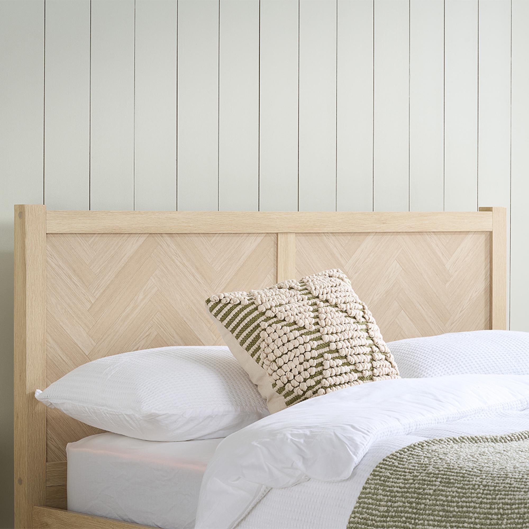 Herringford Bed - Oak - Sizes Available