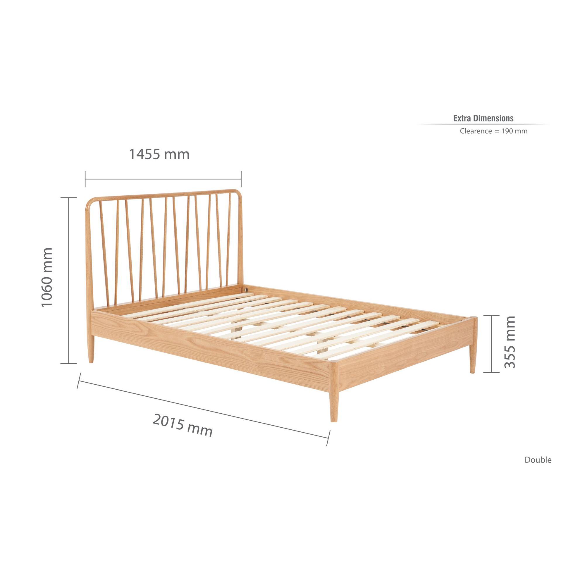 Jesper Bed - Oak - Sizes Available