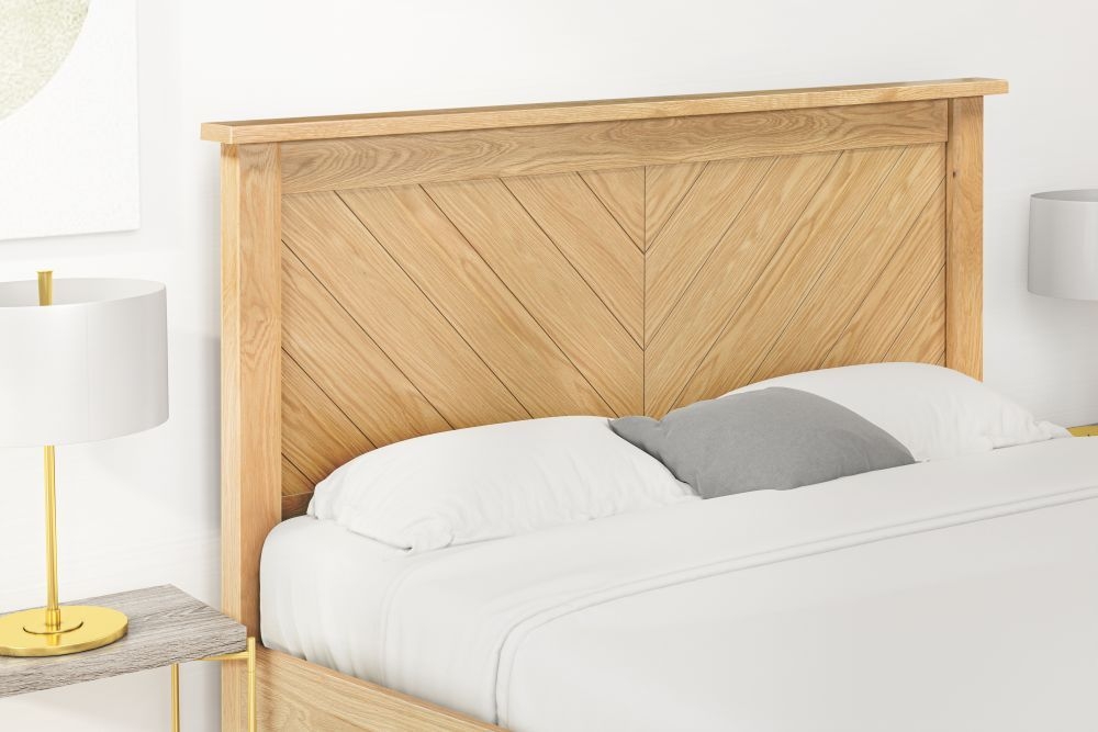 Kay Oak Bed - Sizes Available