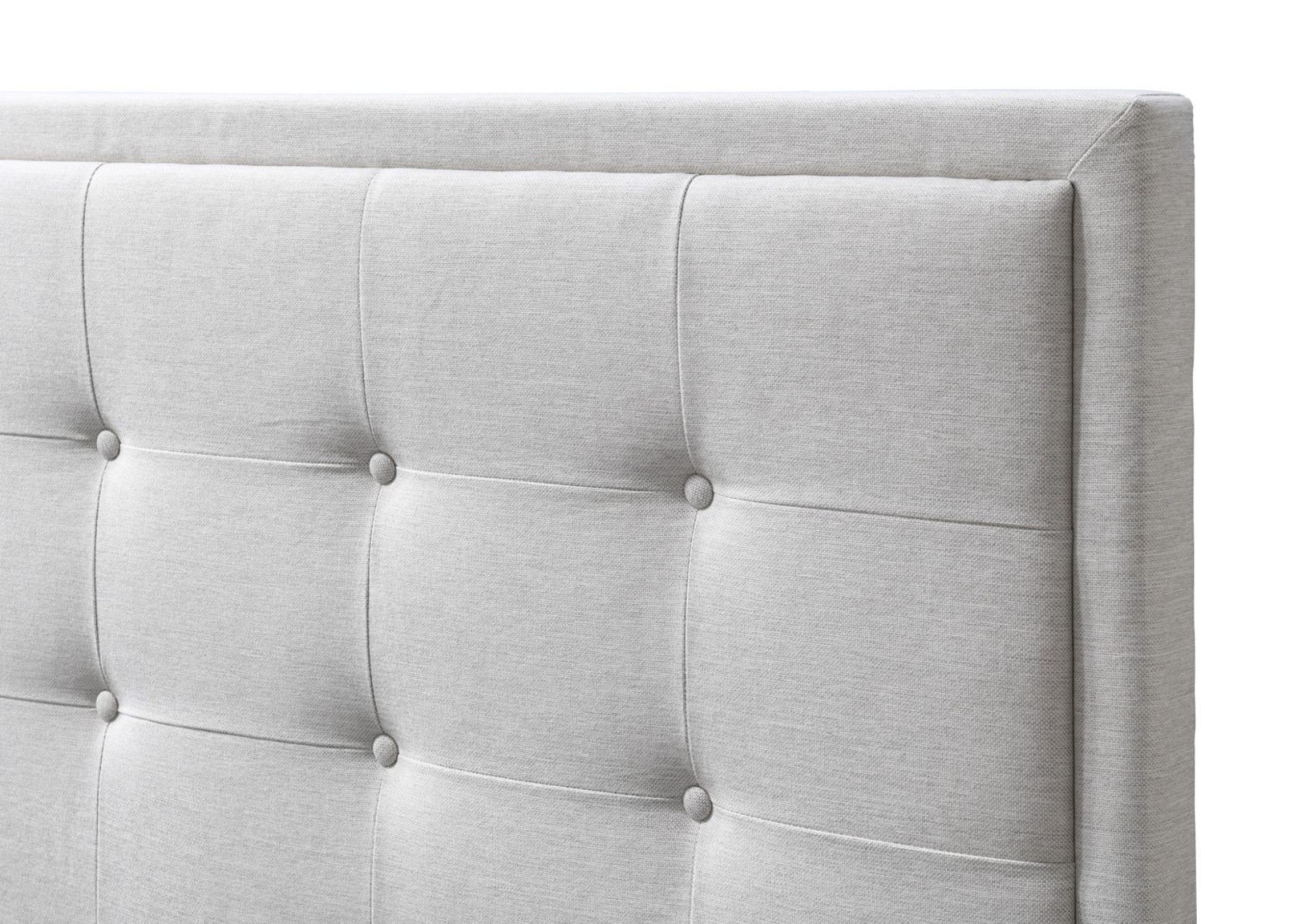 Gainford Ottoman Storage Bed - Bolero Natural Fabric - 5ft King Size