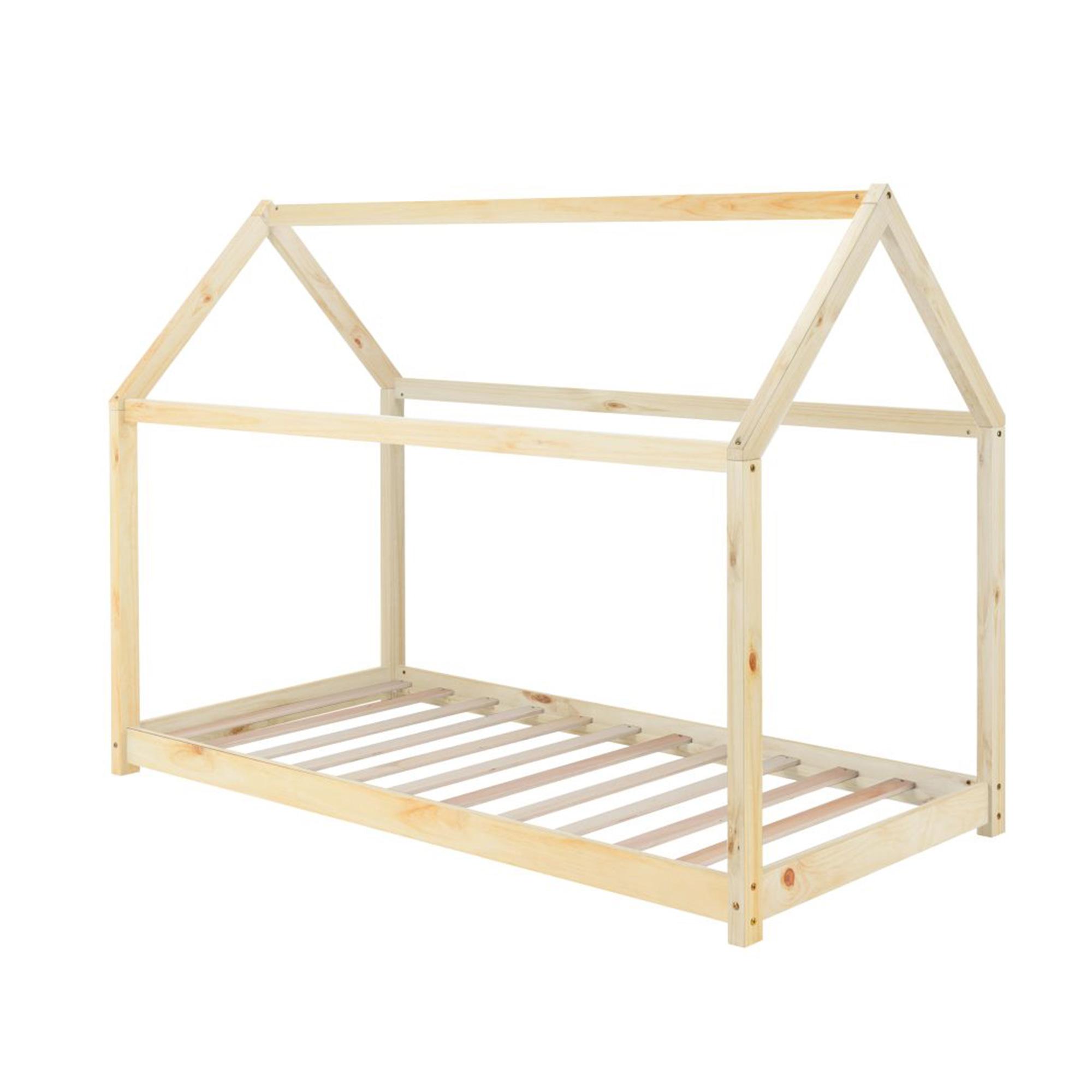 Kids House Bed - Pine