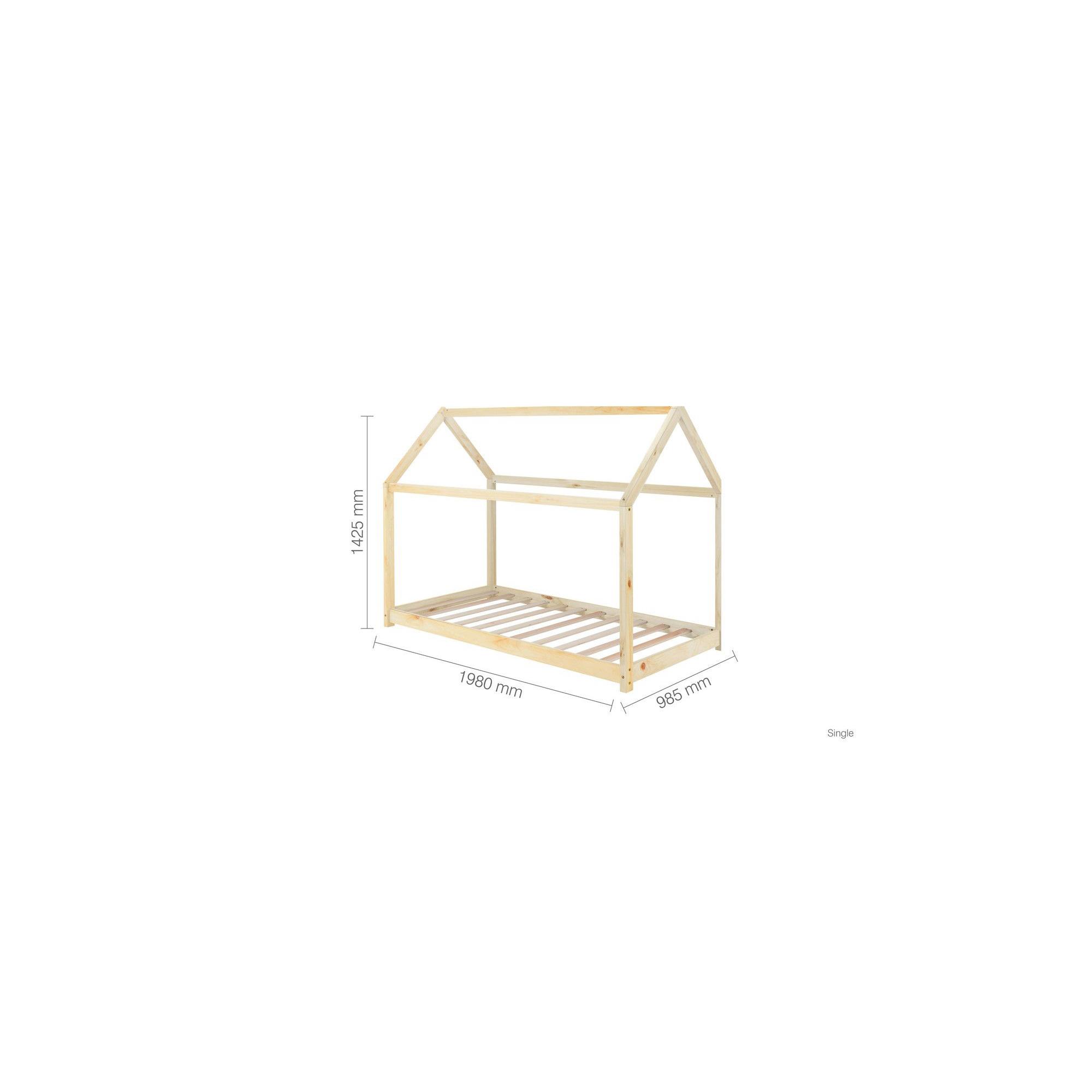 Kids House Bed - Pine