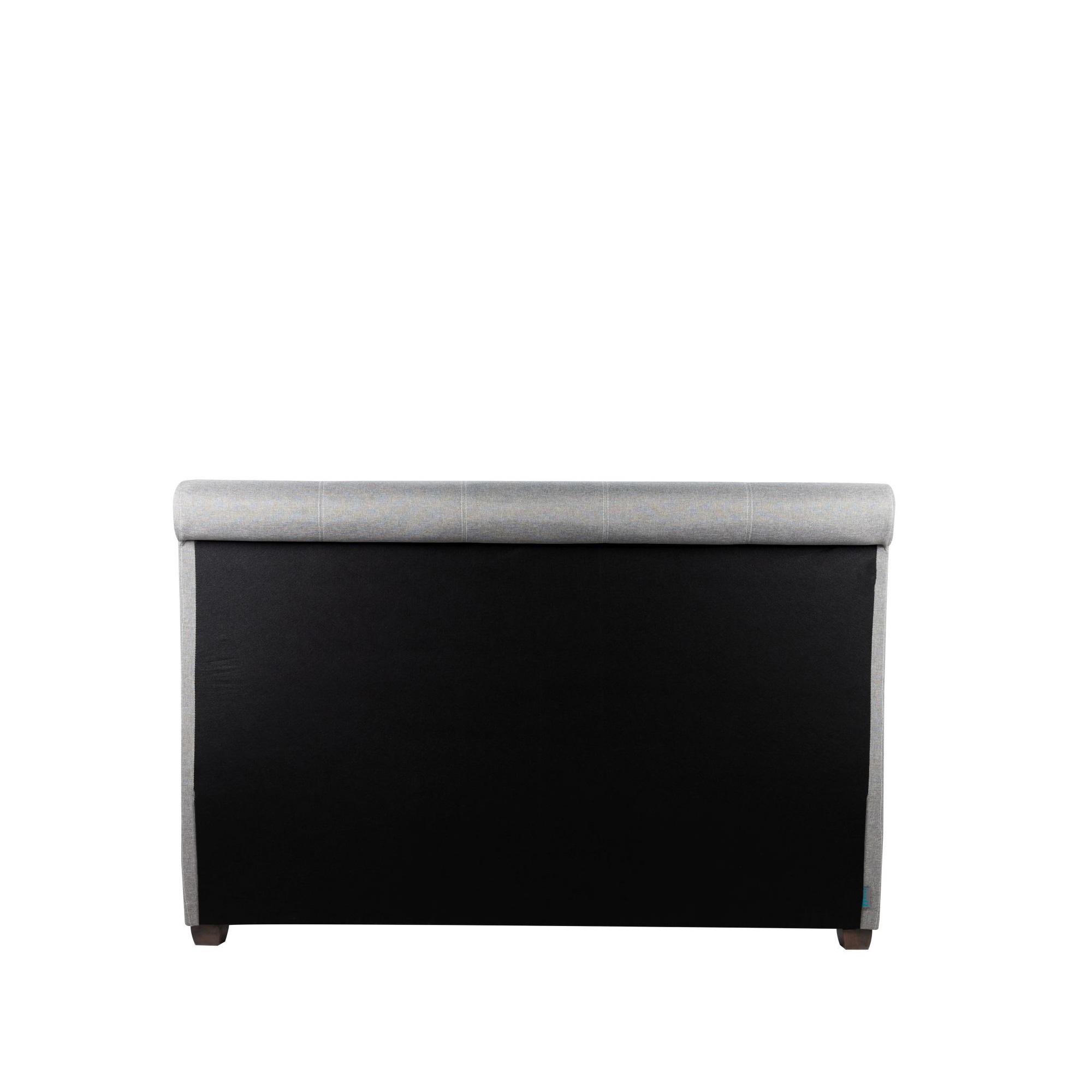 Lancaster Bed - Grey Fabric - Sizes Available