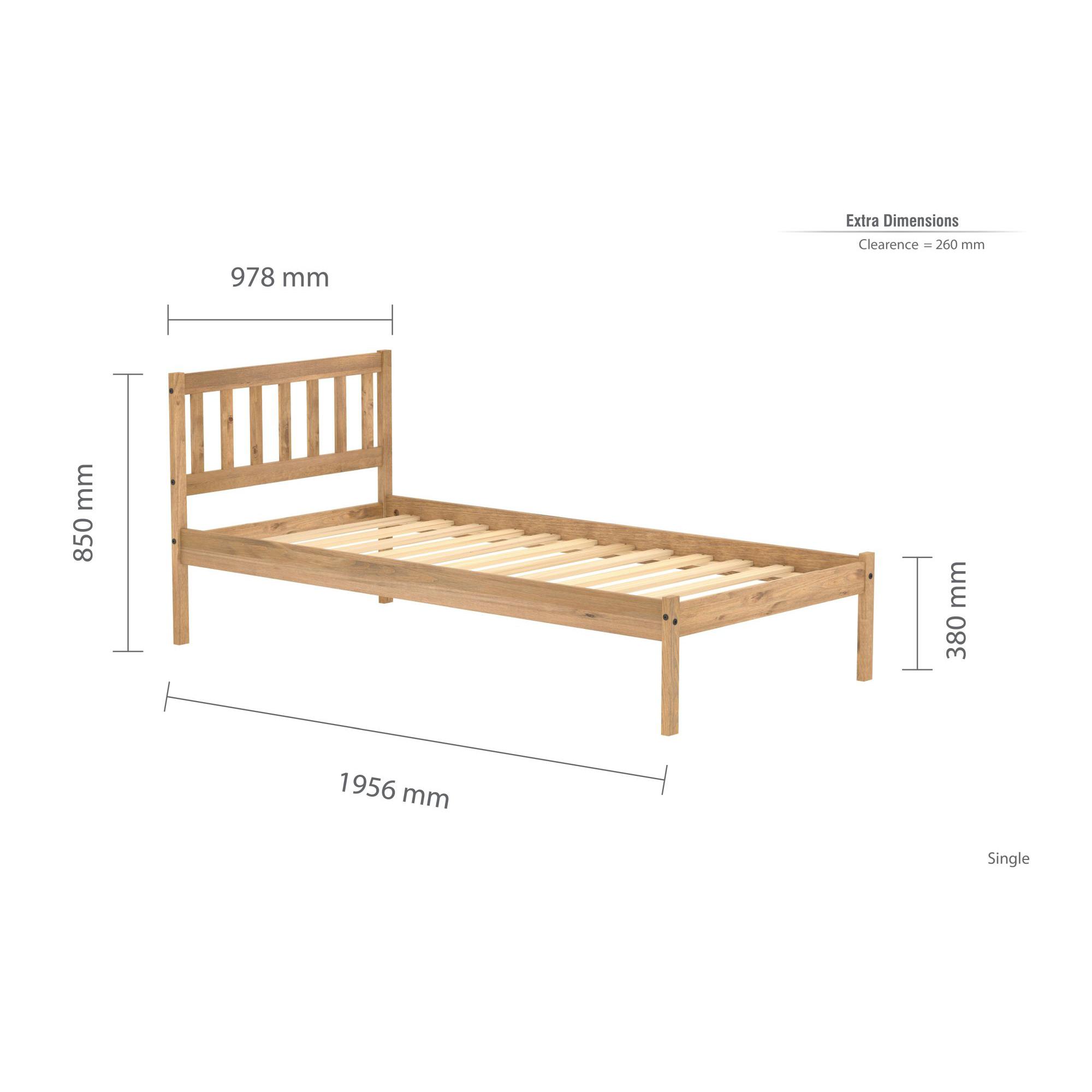 Lisbon Bed - Pine - Sizes Available