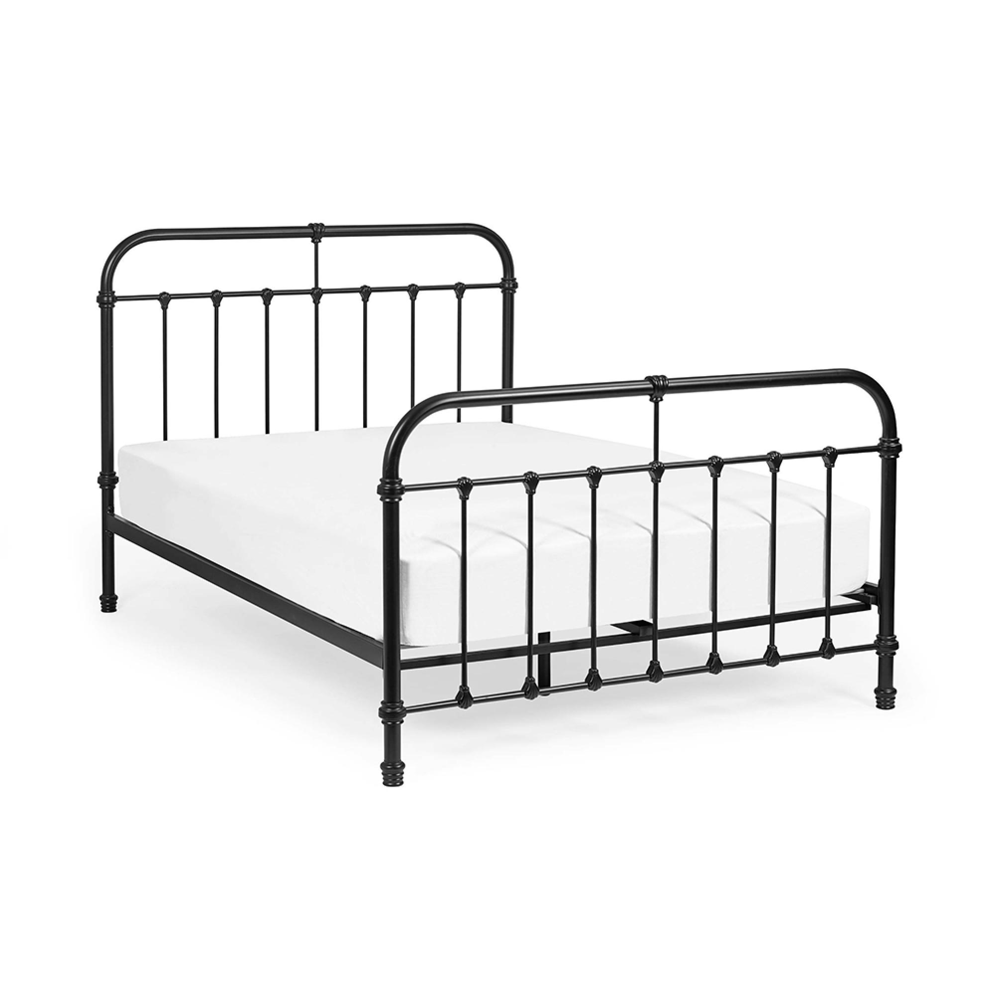 Logan Black Metal Bed - Sizes Available