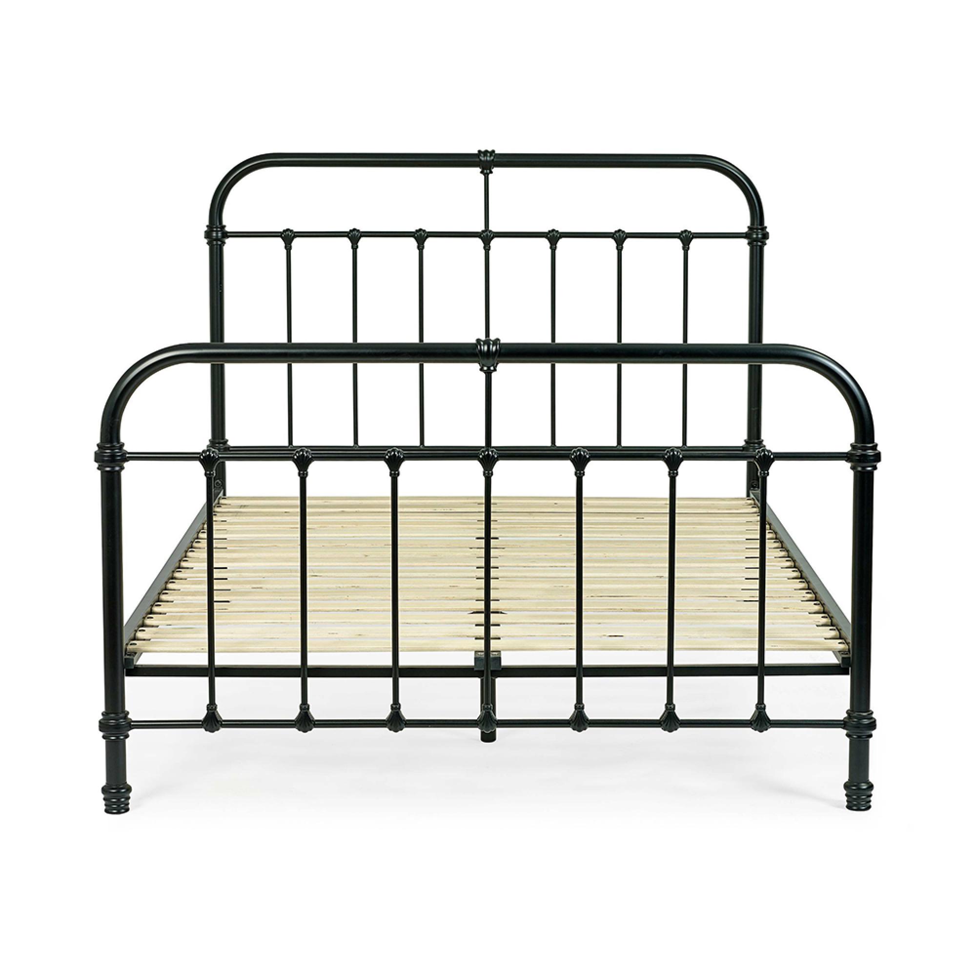 Logan Black Metal Bed - Sizes Available