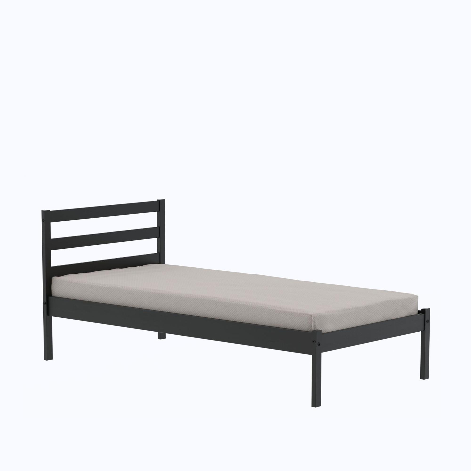 Luka Bed - Black Wood - Sizes Available