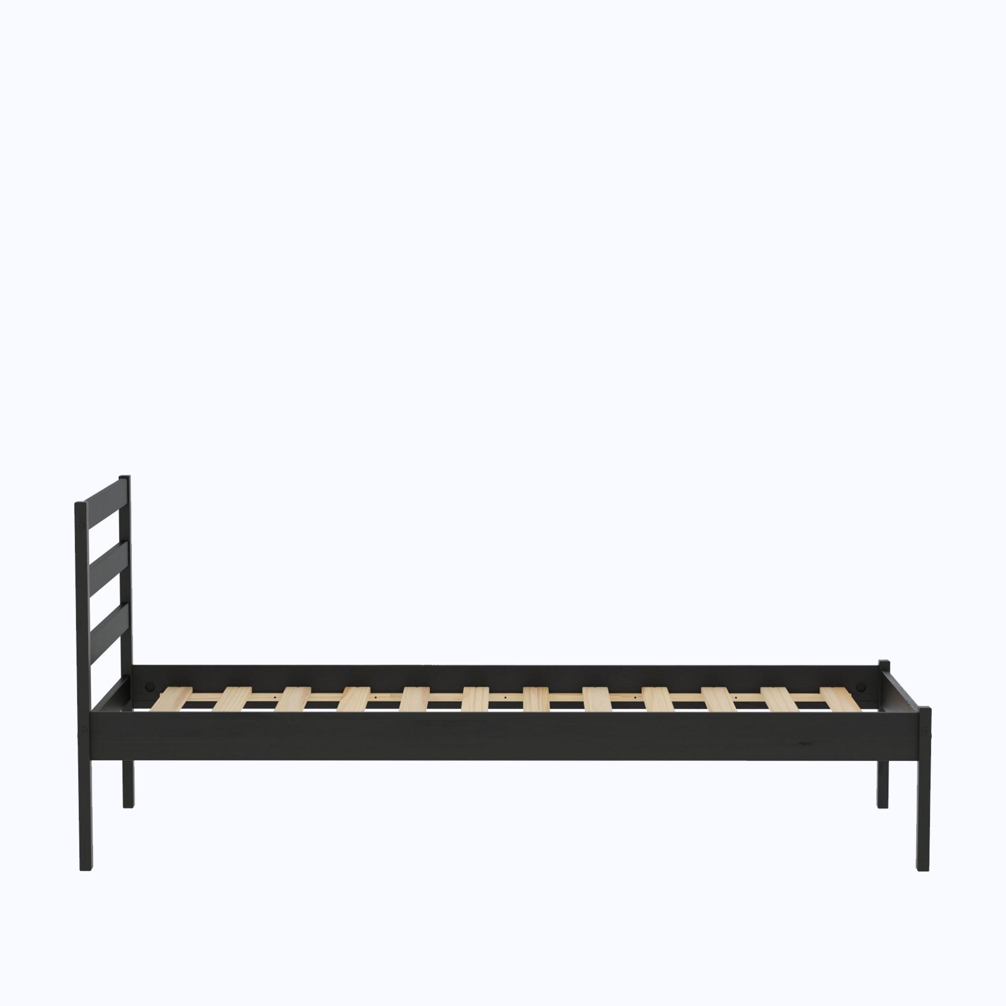 Luka Bed - Black Wood - Sizes Available