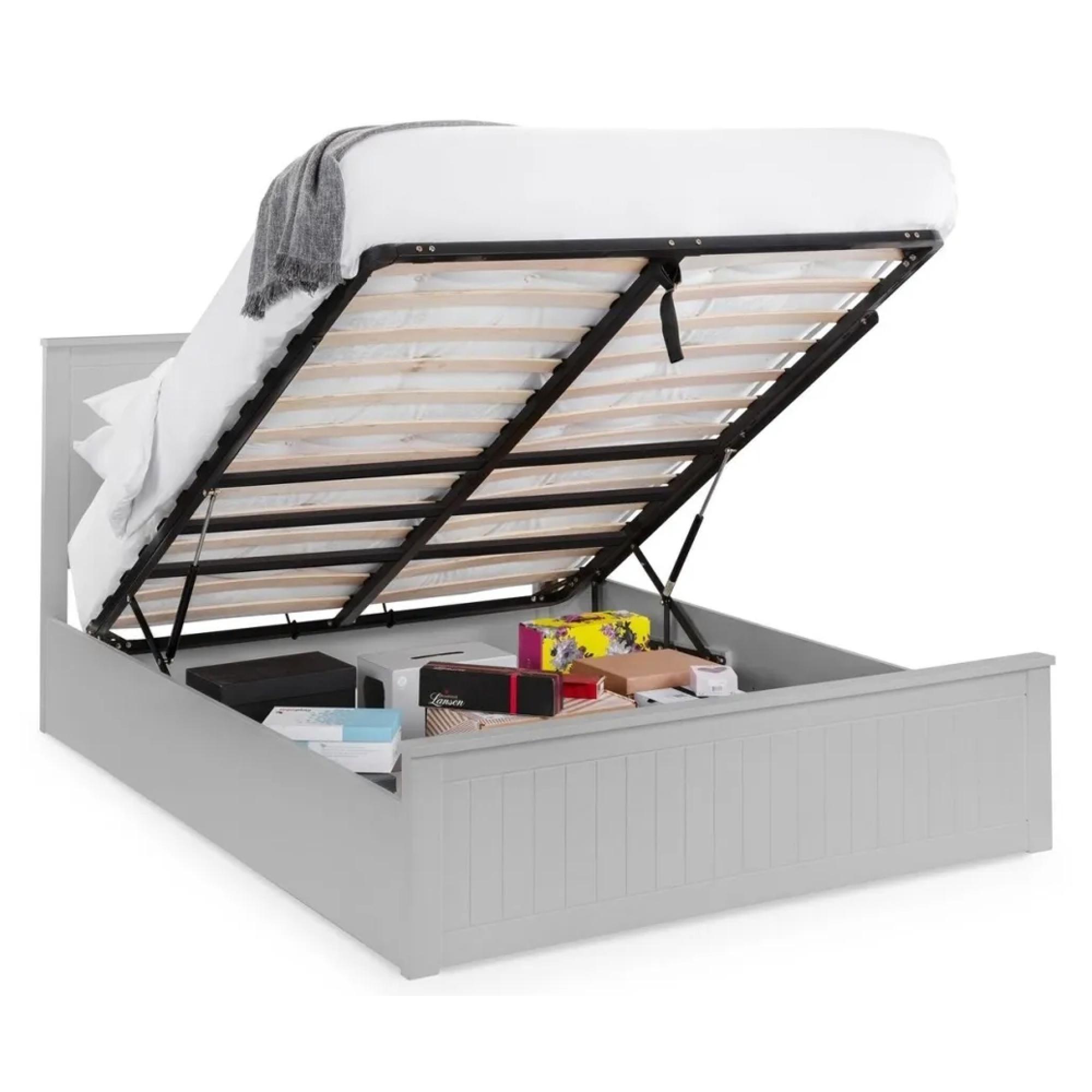 Maine Ottoman Storage Bed - Grey - Sizes Available