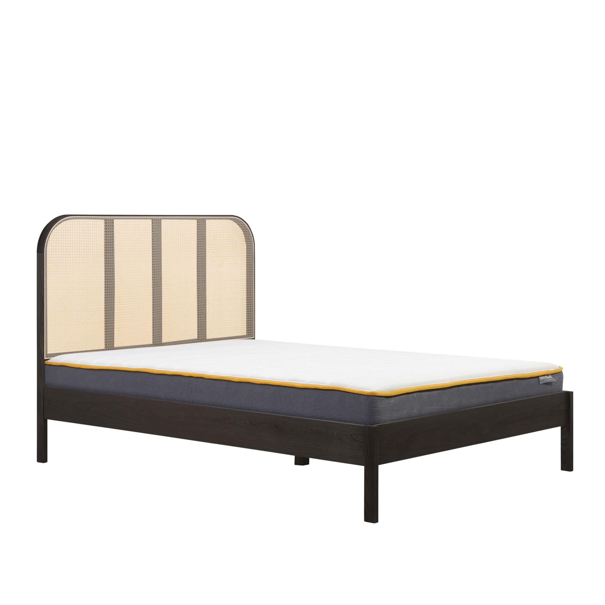 Margot Bed - Black Rattan - Sizes Available