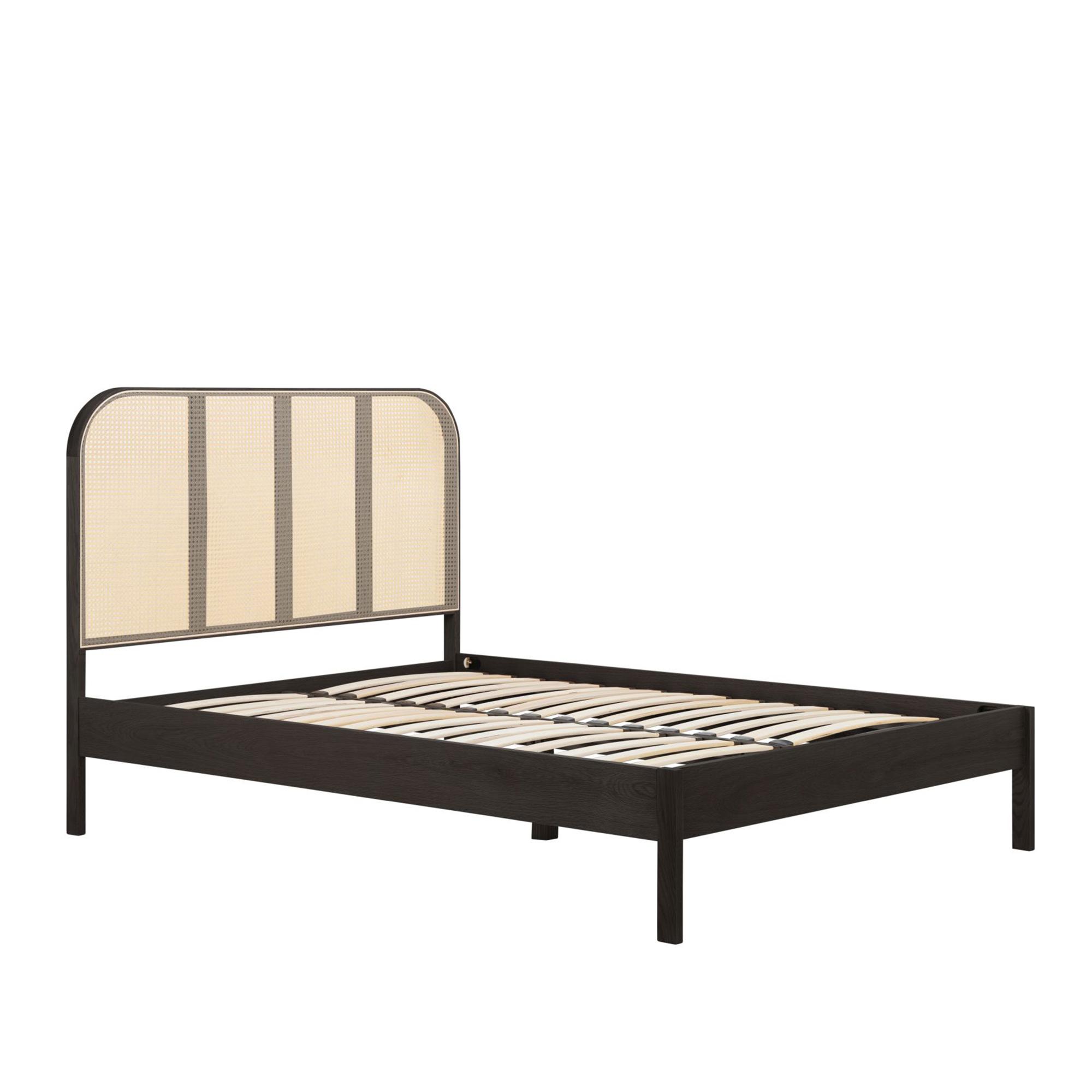 Margot Bed - Black Rattan - Sizes Available