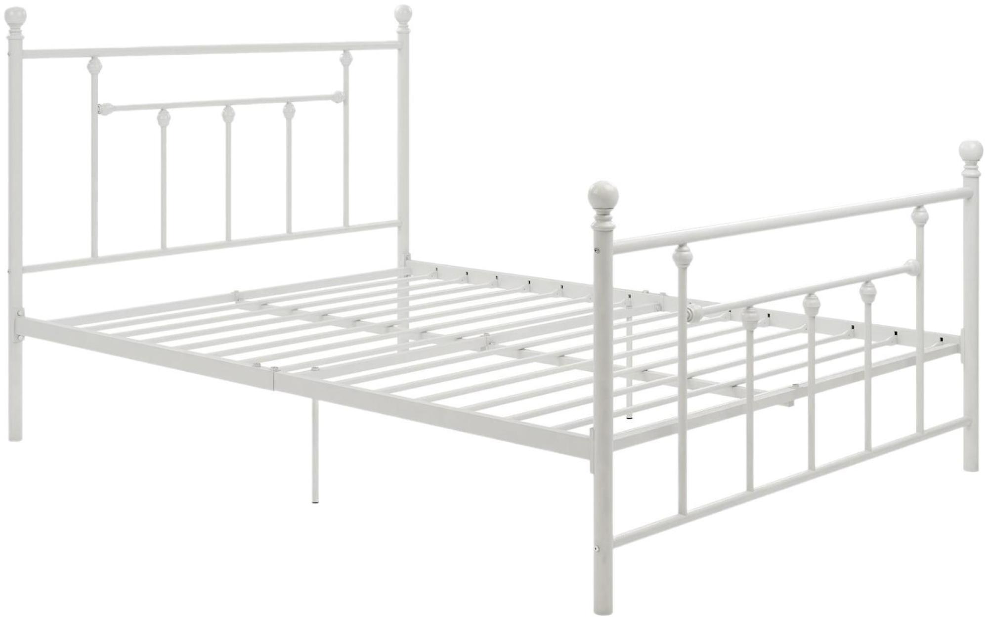 Manila Metal Bed - White - Sizes Available - 3236198UK