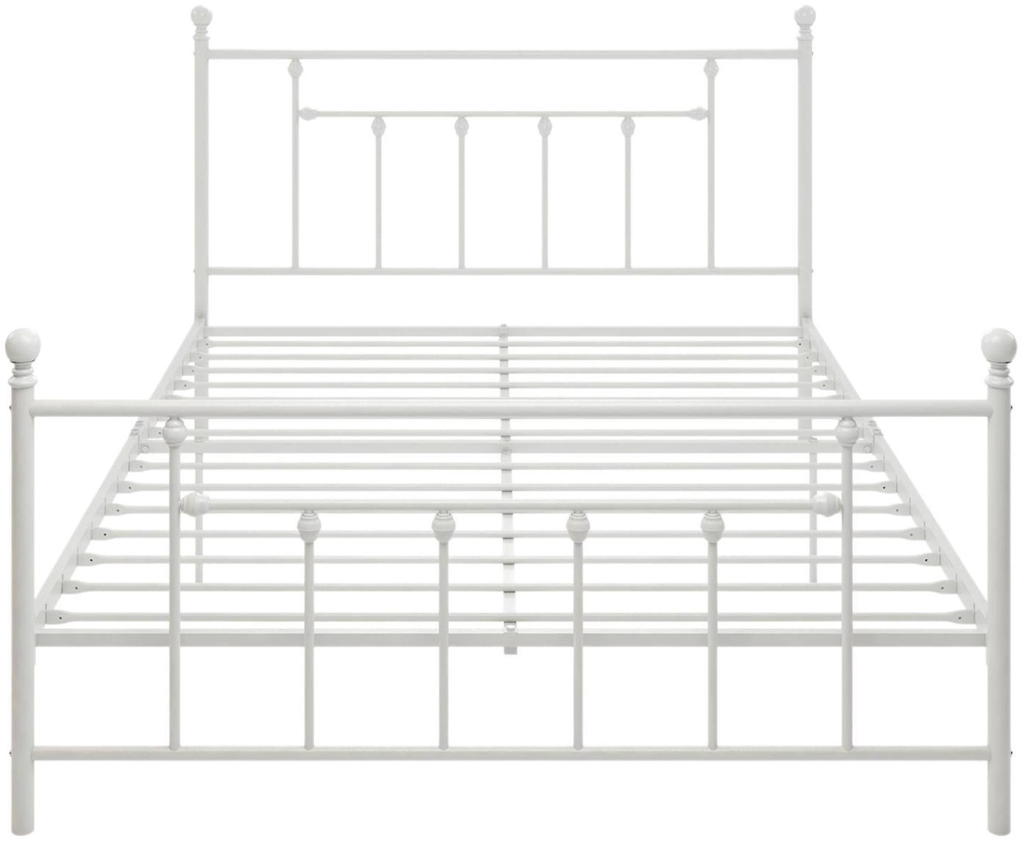 Manila Metal Bed - White - Sizes Available - 3236198UK