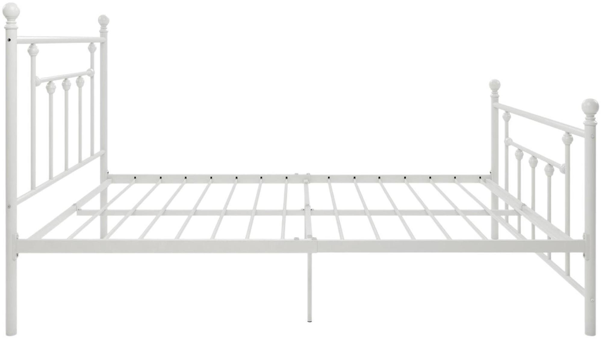 Manila Metal Bed - White - Sizes Available - 3236198UK