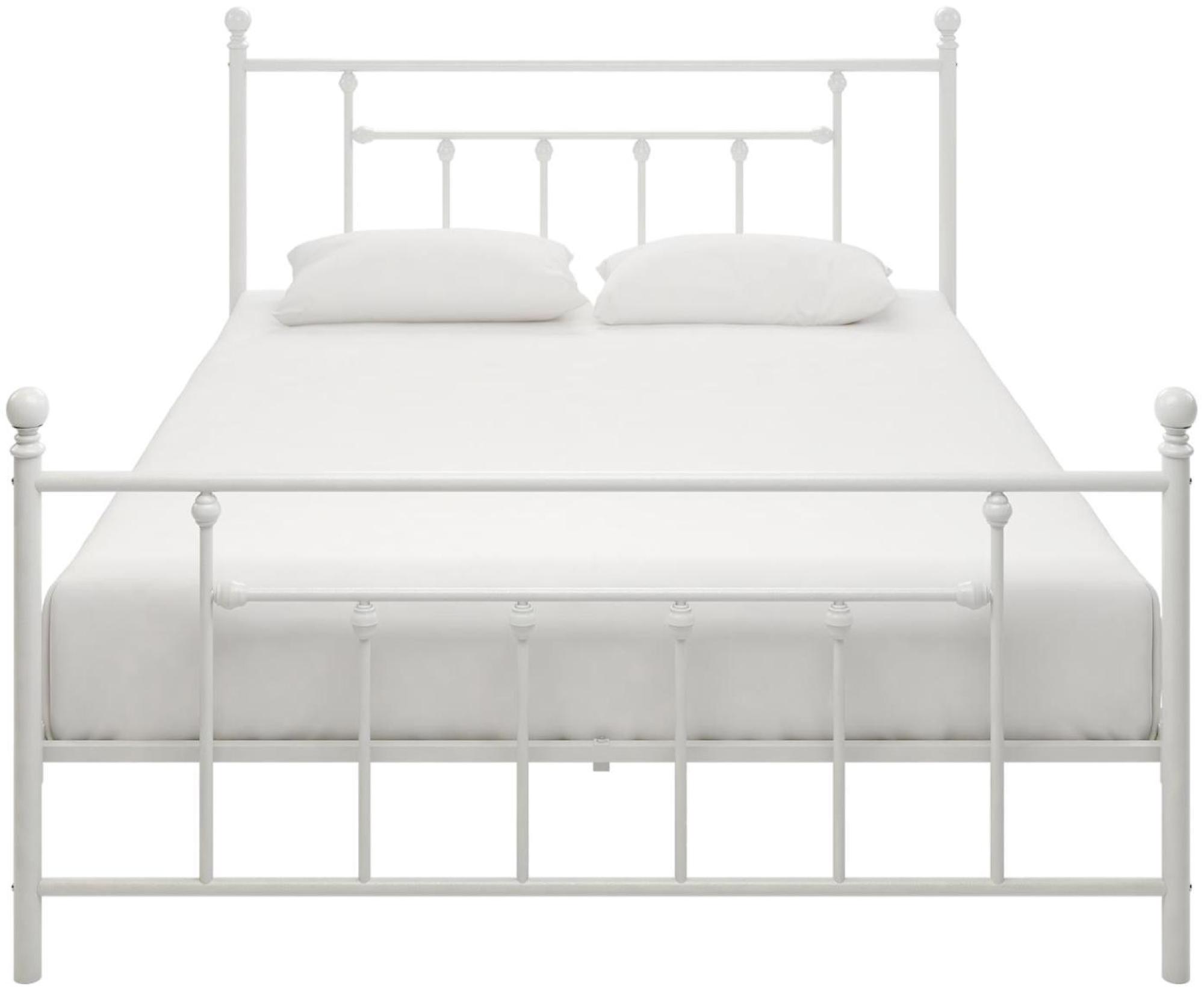 Manila Metal Bed - White - Sizes Available - 3236198UK
