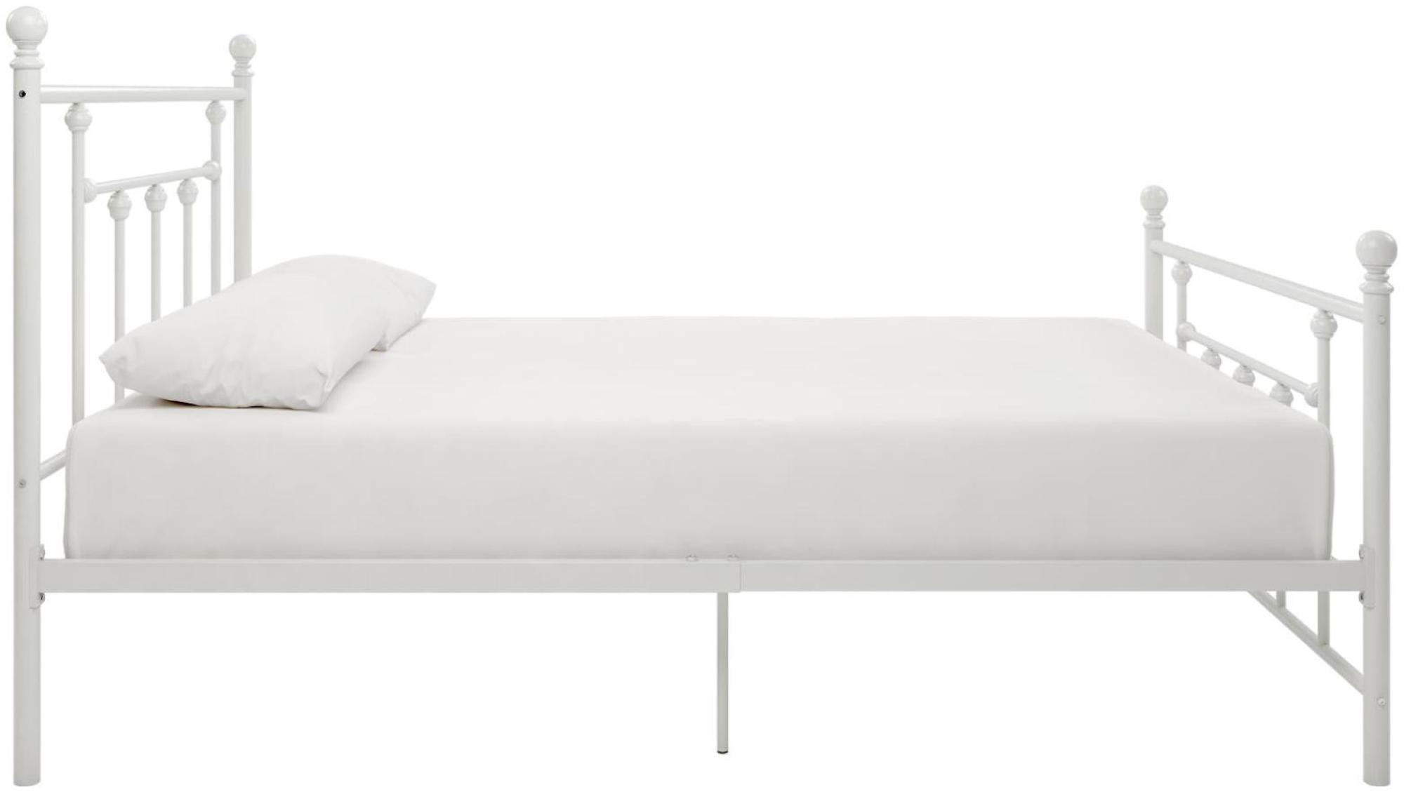 Manila Metal Bed - White - Sizes Available - 3236198UK