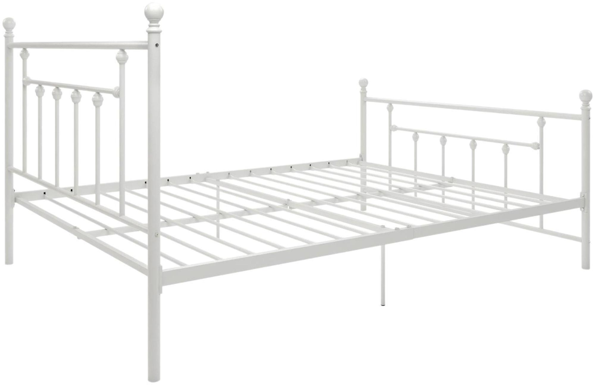 Manila Metal Bed - White - Sizes Available - 3236198UK