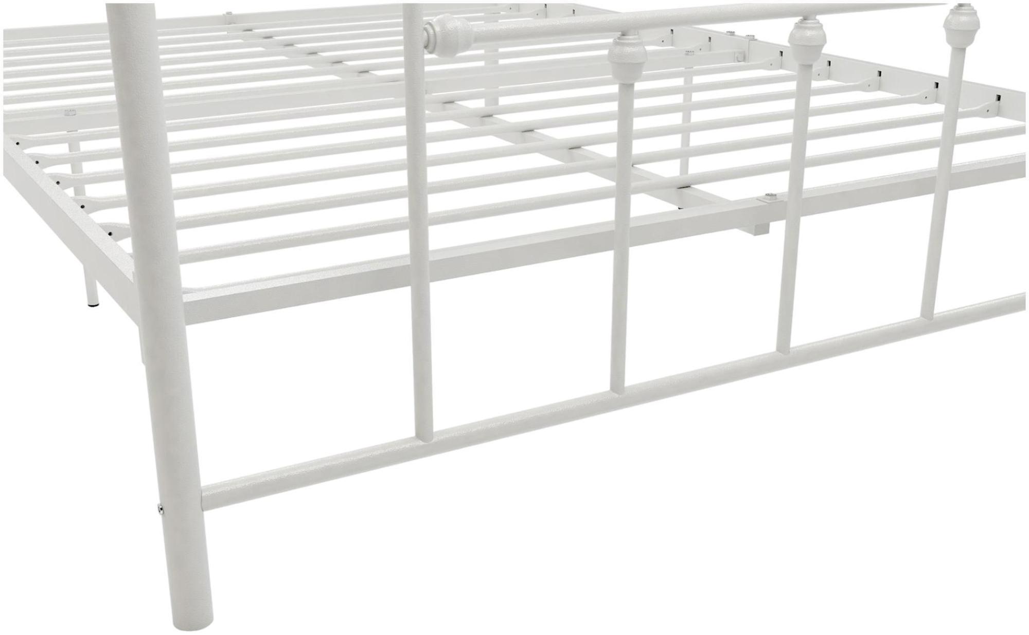 Manila Metal Bed - White - Sizes Available - 3236198UK