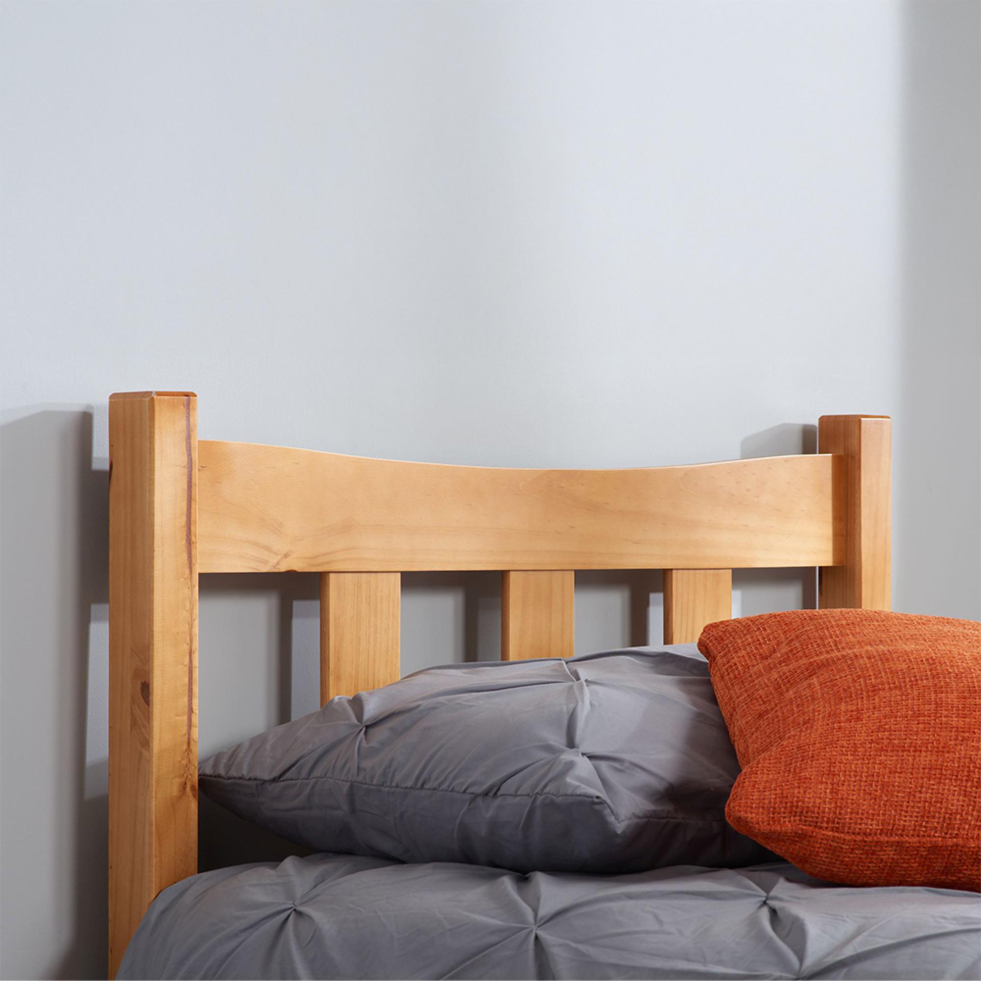 Miami Slatted Bed - Antique Pine - Sizes Available