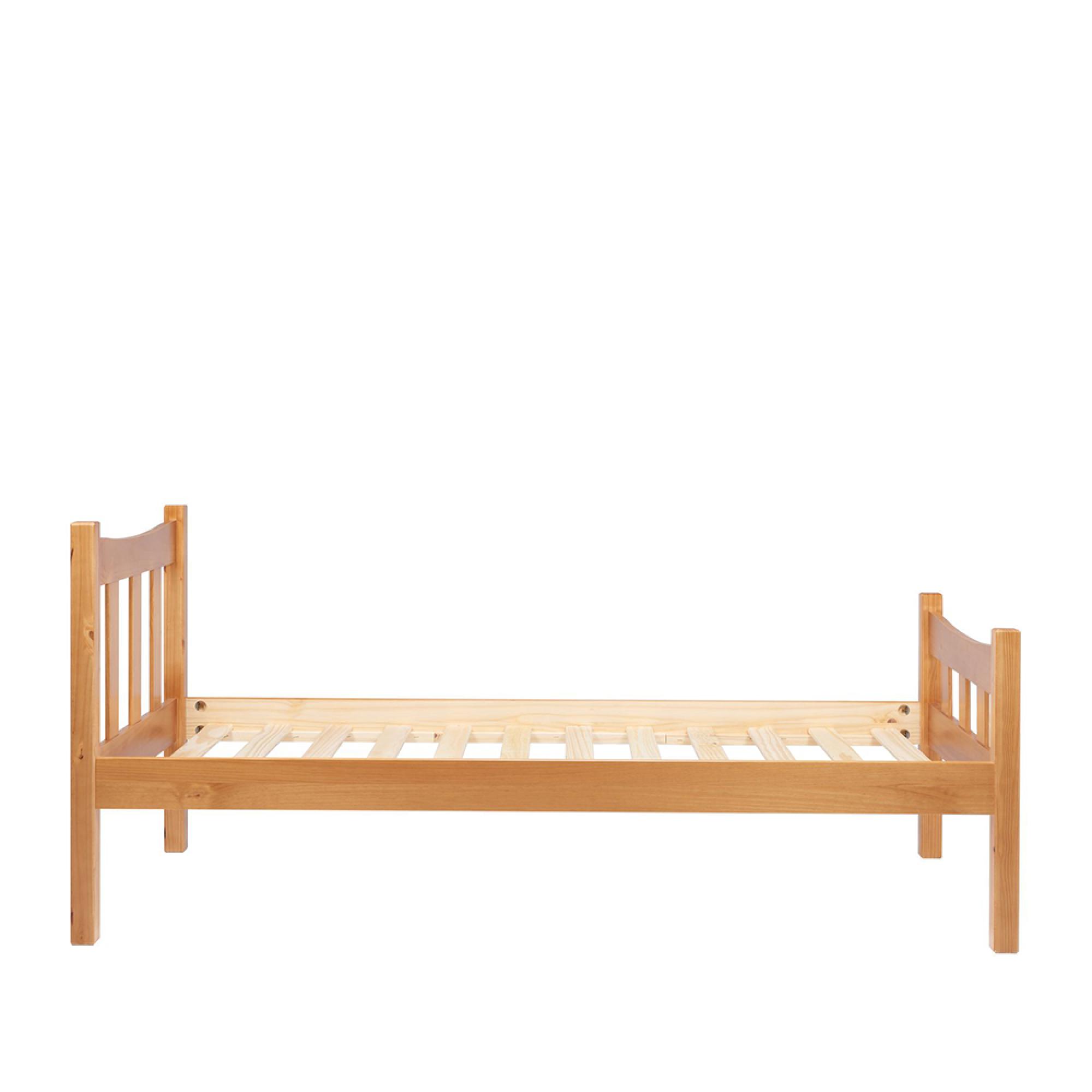 Miami Slatted Bed - Antique Pine - Sizes Available
