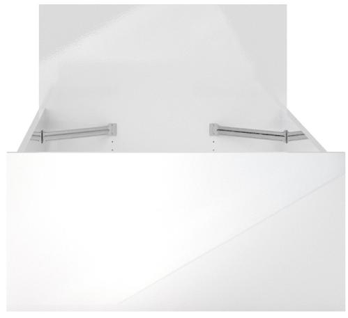 Naia White Gloss 3ft Single Bed
