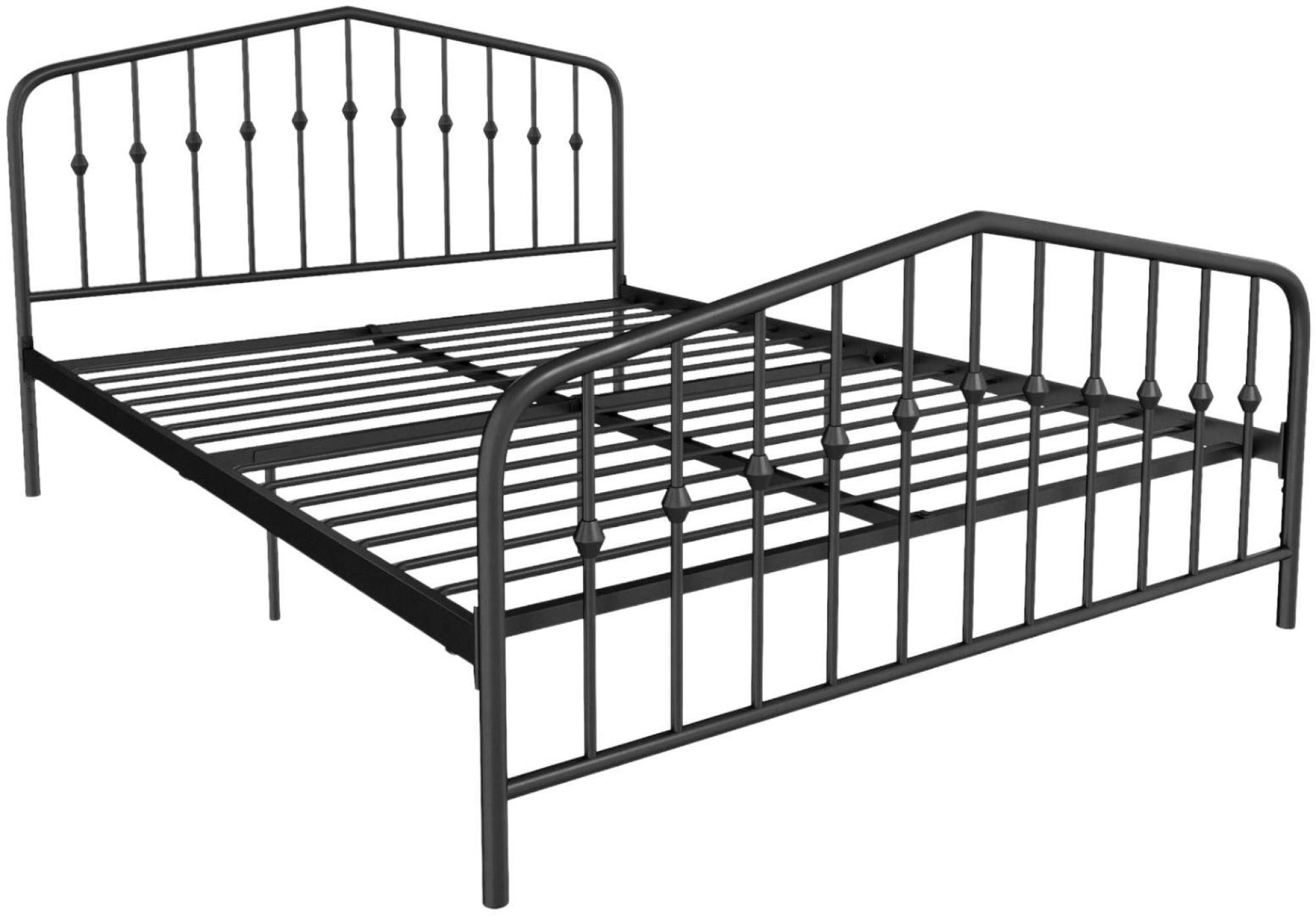 Novogratz Bushwick Metal Bed - Black - Sizes Available - 4044029NUK