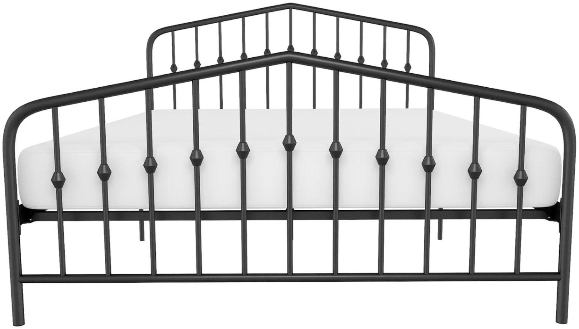 Novogratz Bushwick Metal Bed - Black - Sizes Available - 4044029NUK