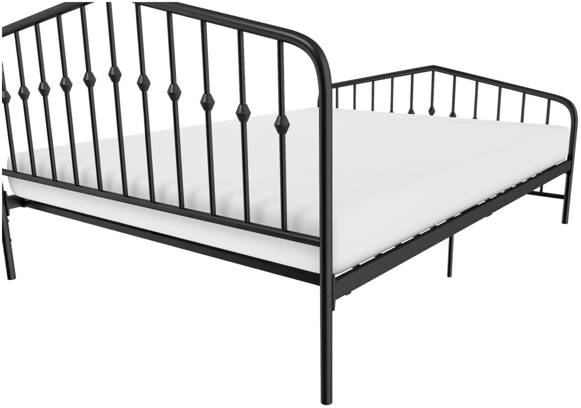 Novogratz Bushwick Metal Bed - Black - Sizes Available - 4044029NUK