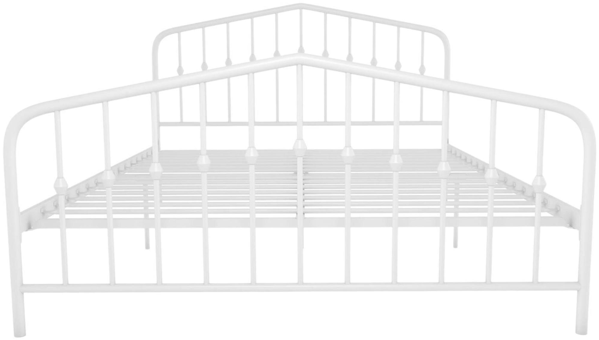 Novogratz Bushwick Metal Bed - White - Sizes Available - 4044129NUK