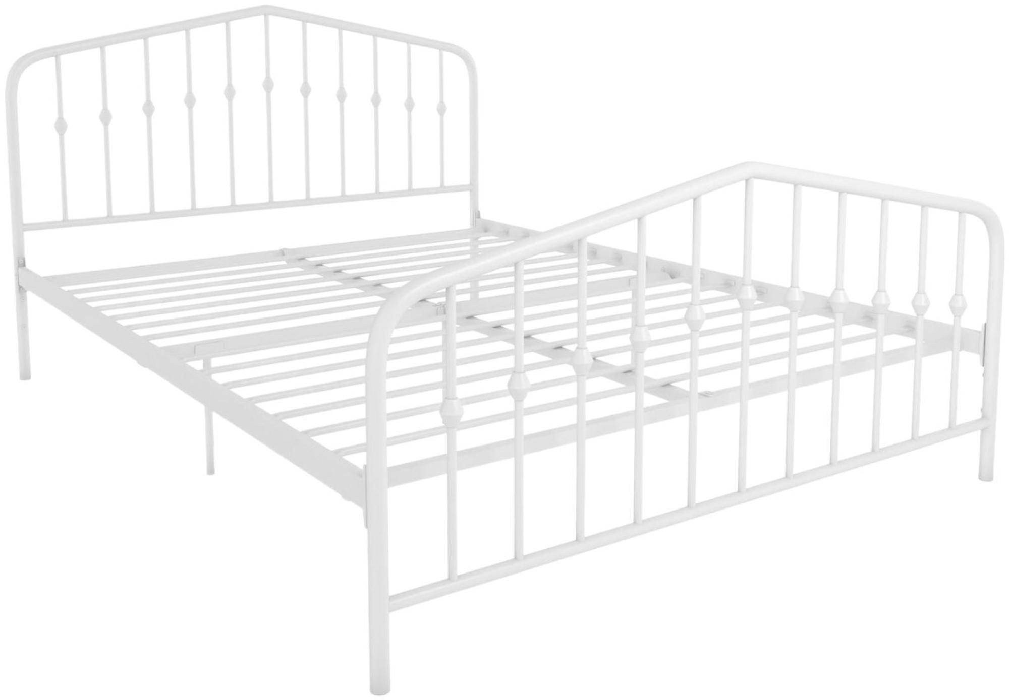 Novogratz Bushwick Metal Bed - White - Sizes Available - 4044129NUK