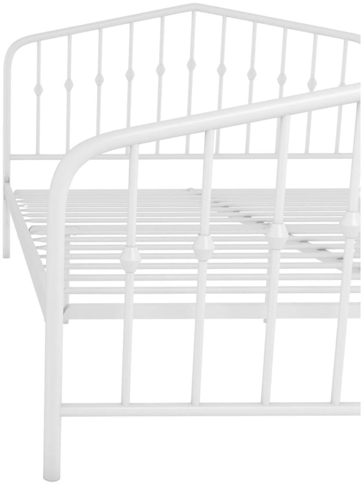 Novogratz Bushwick Metal Bed - White - Sizes Available - 4044129NUK