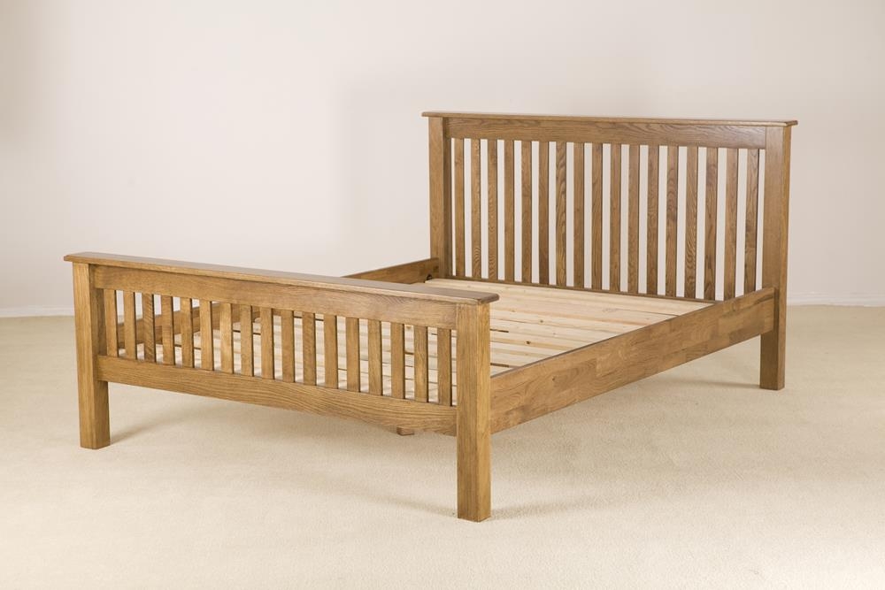 Originals Rustic Oak High Foot End Bed
