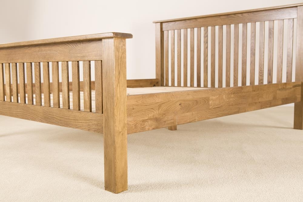 Originals Rustic Oak High Foot End Bed