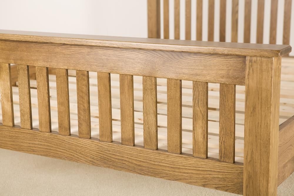 Originals Rustic Oak High Foot End Bed